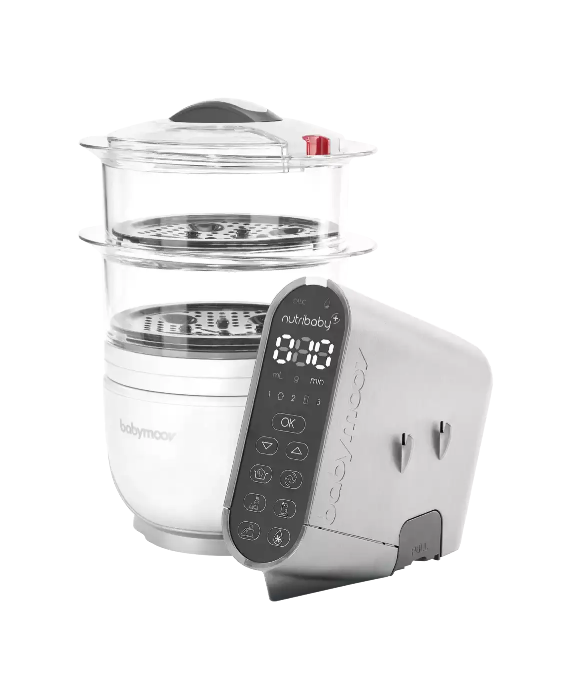 Displaygehäuse Nutribaby + Aluminium-Effekt - Jamouz