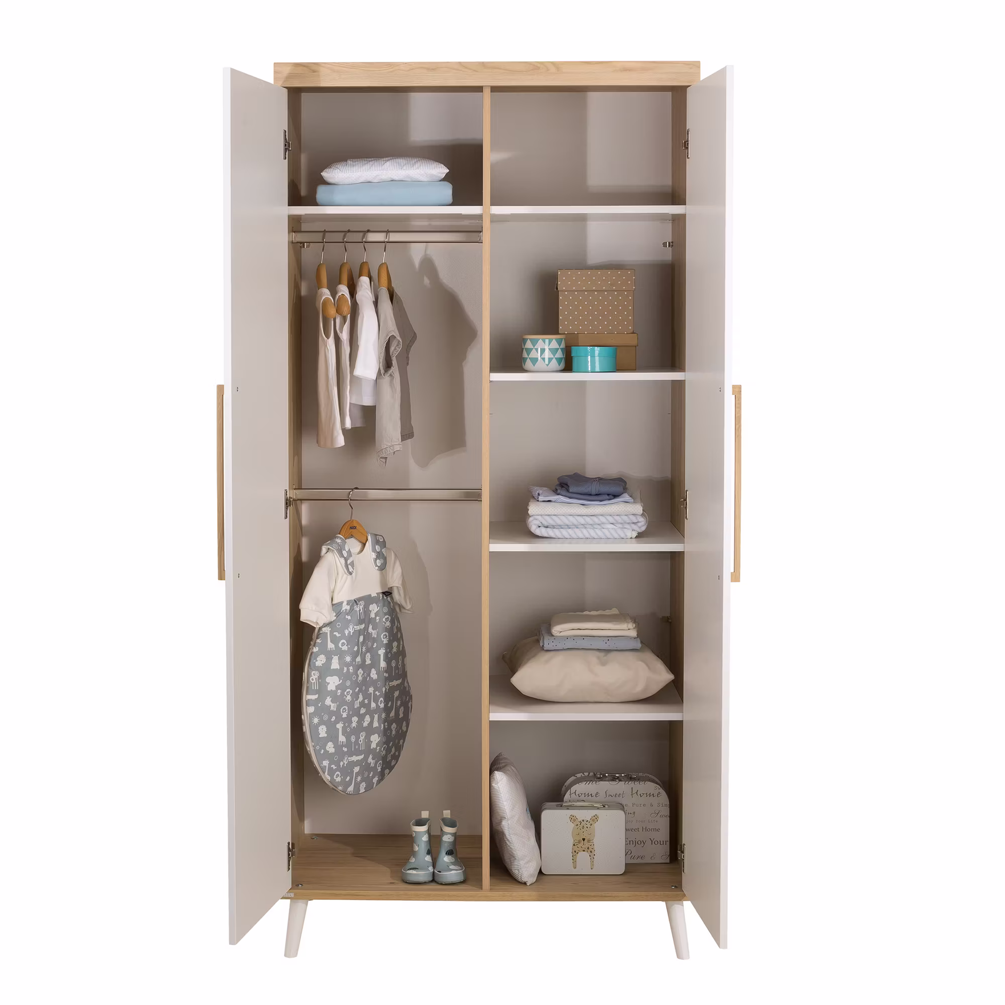 4-teiliges Spar-Set Babyzimmer Valentina - Jamouz