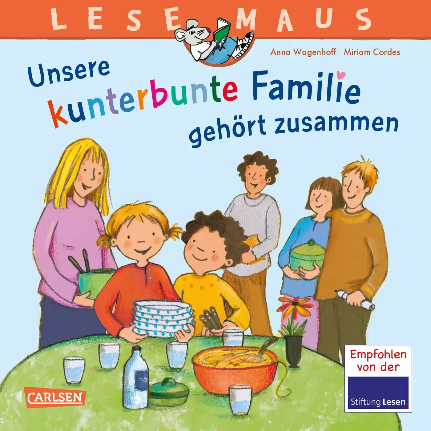 Lesemaus 172: Unsere kunterbunte Familie gehört zusammen - Jamouz