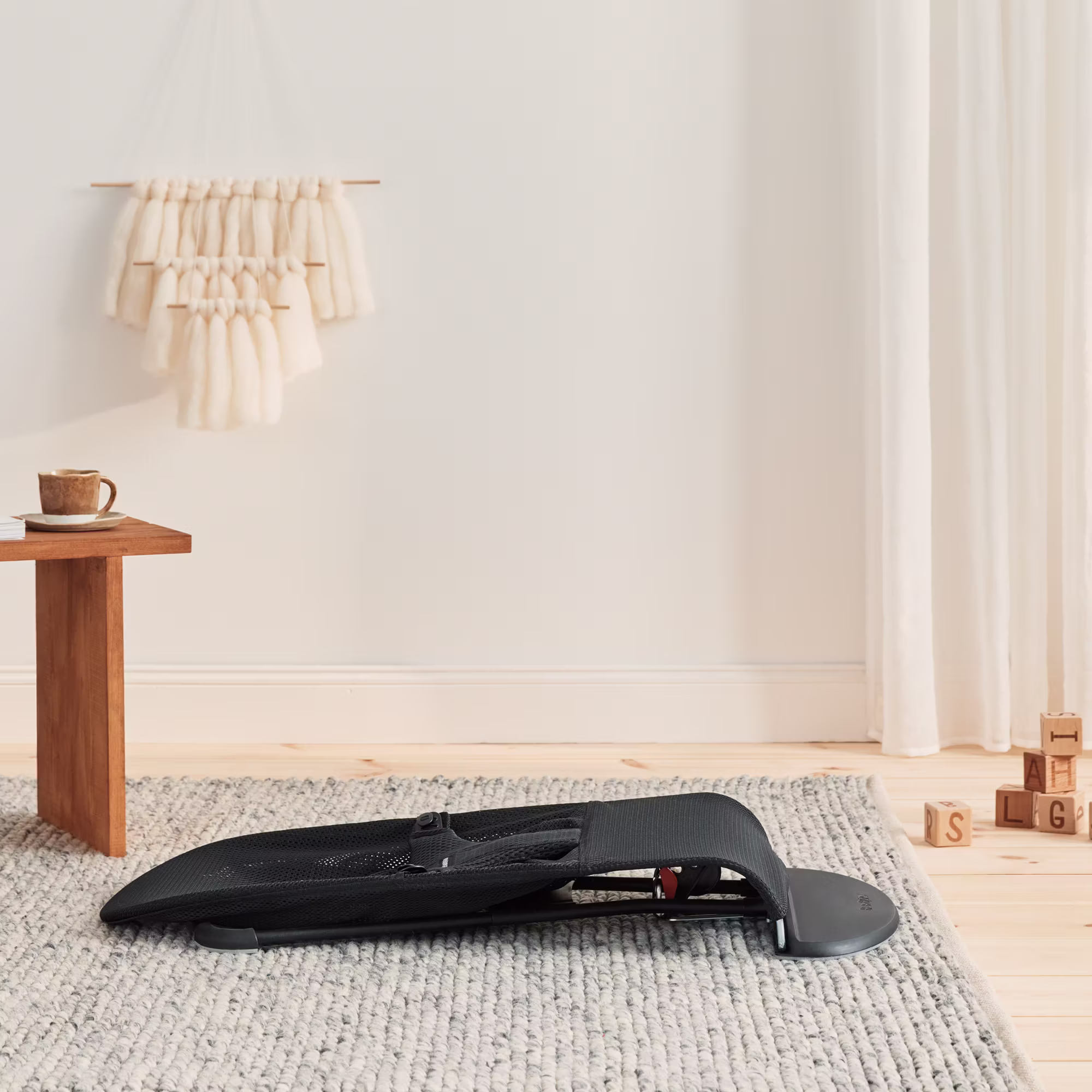 Babywippe Bliss Mesh Grey - Jamouz