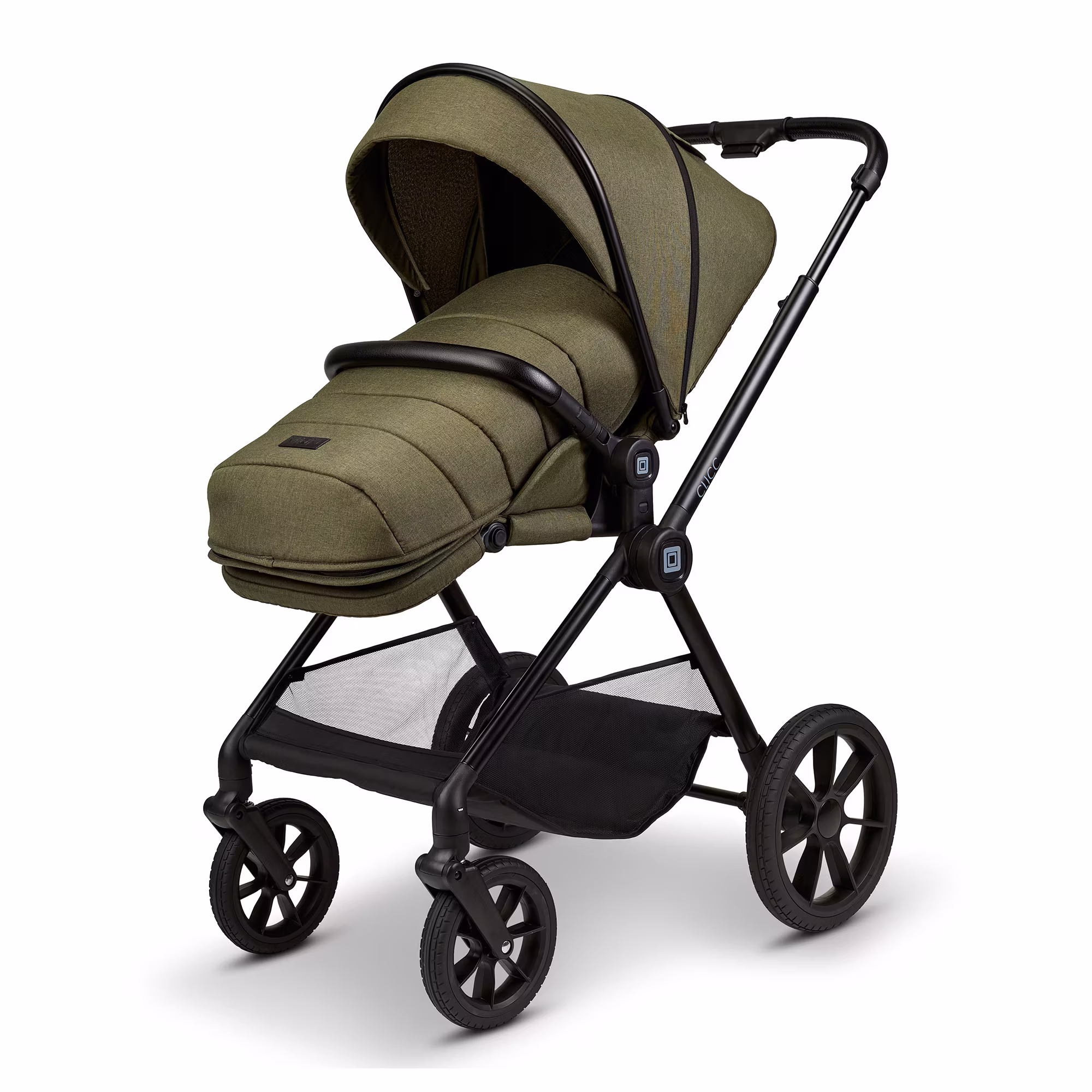 CLICC Set Black Melange mit Babyschale Cosmo - Jamouz