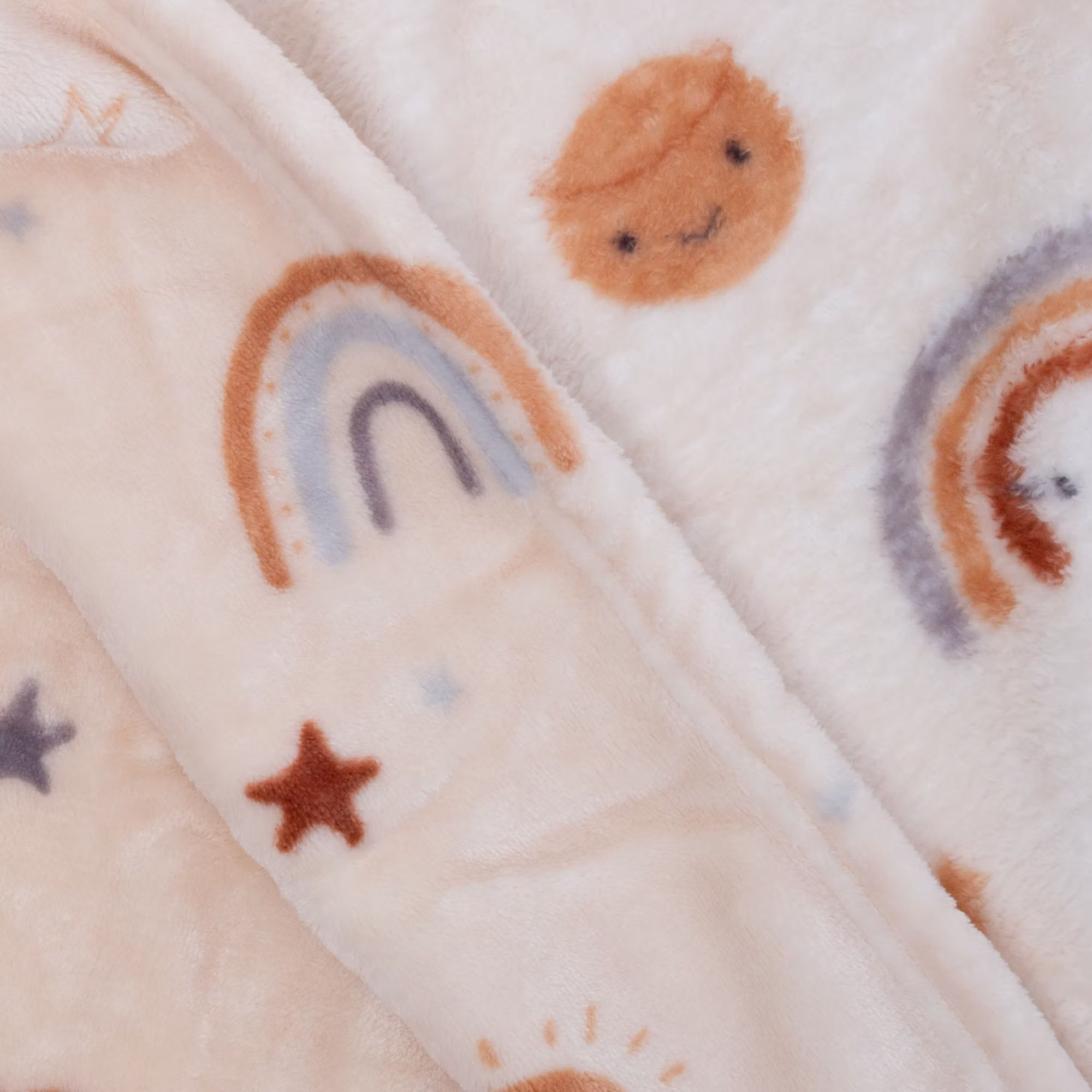 Flanell Fleecedecke Sonne & Mond - Jamouz