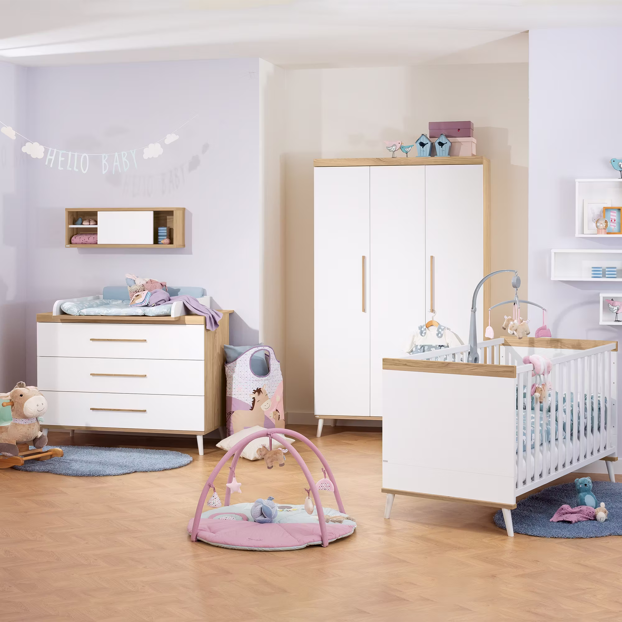 3-teiliges Spar-Set Babyzimmer Valentina - Jamouz