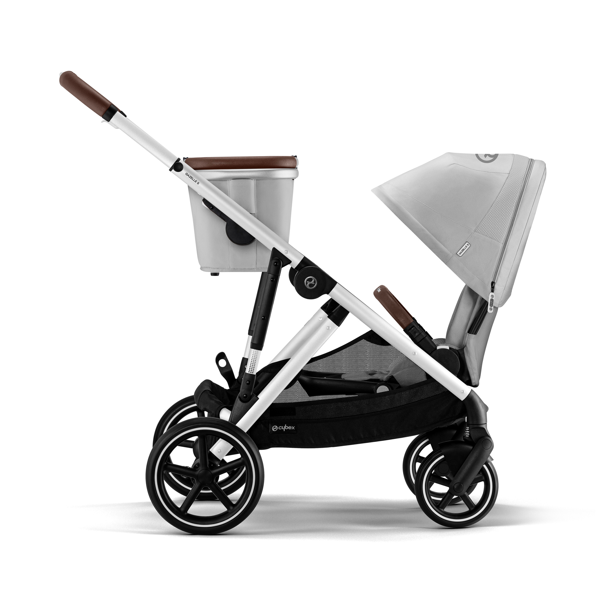 Gazelle S Lava Grey (Silver Frame) - Jamouz