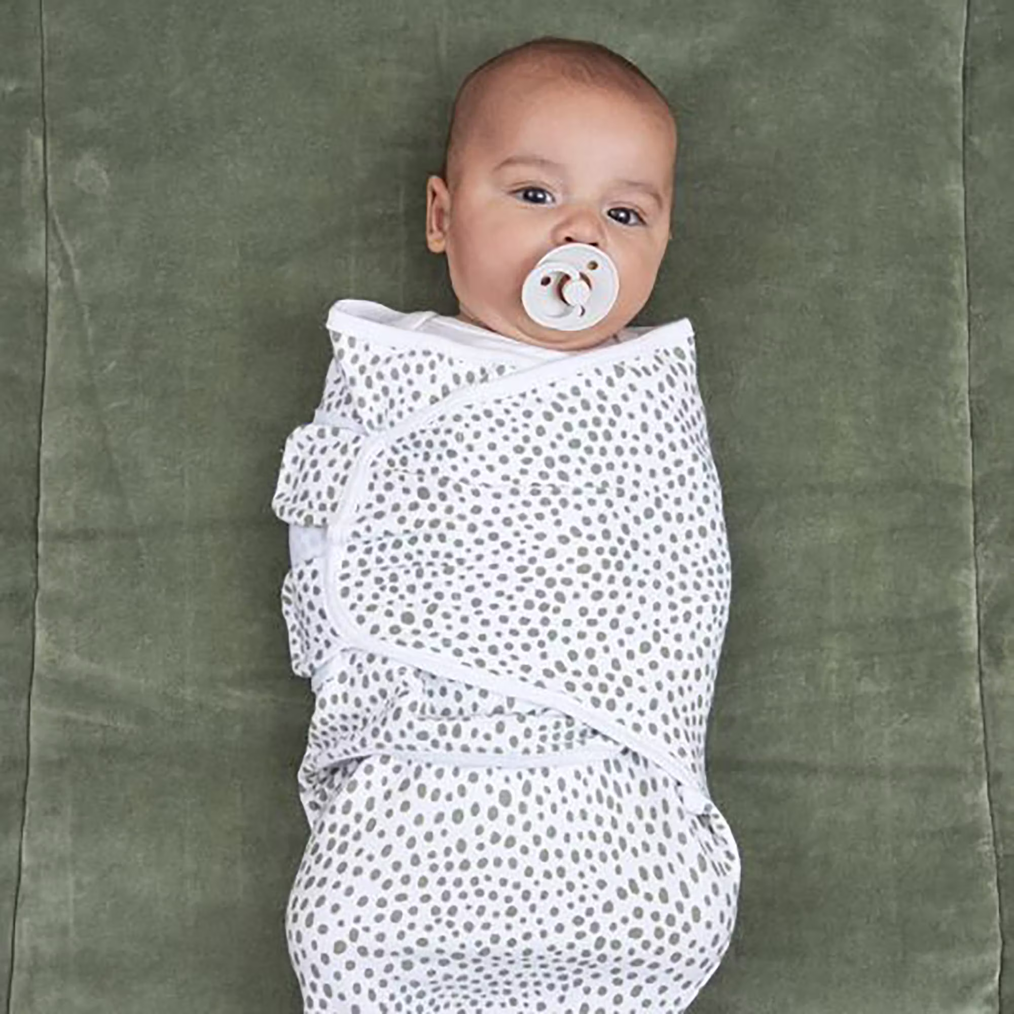 Wickeltuch 2er-Pack 0-3 Monate Cheetah/Green - Jamouz