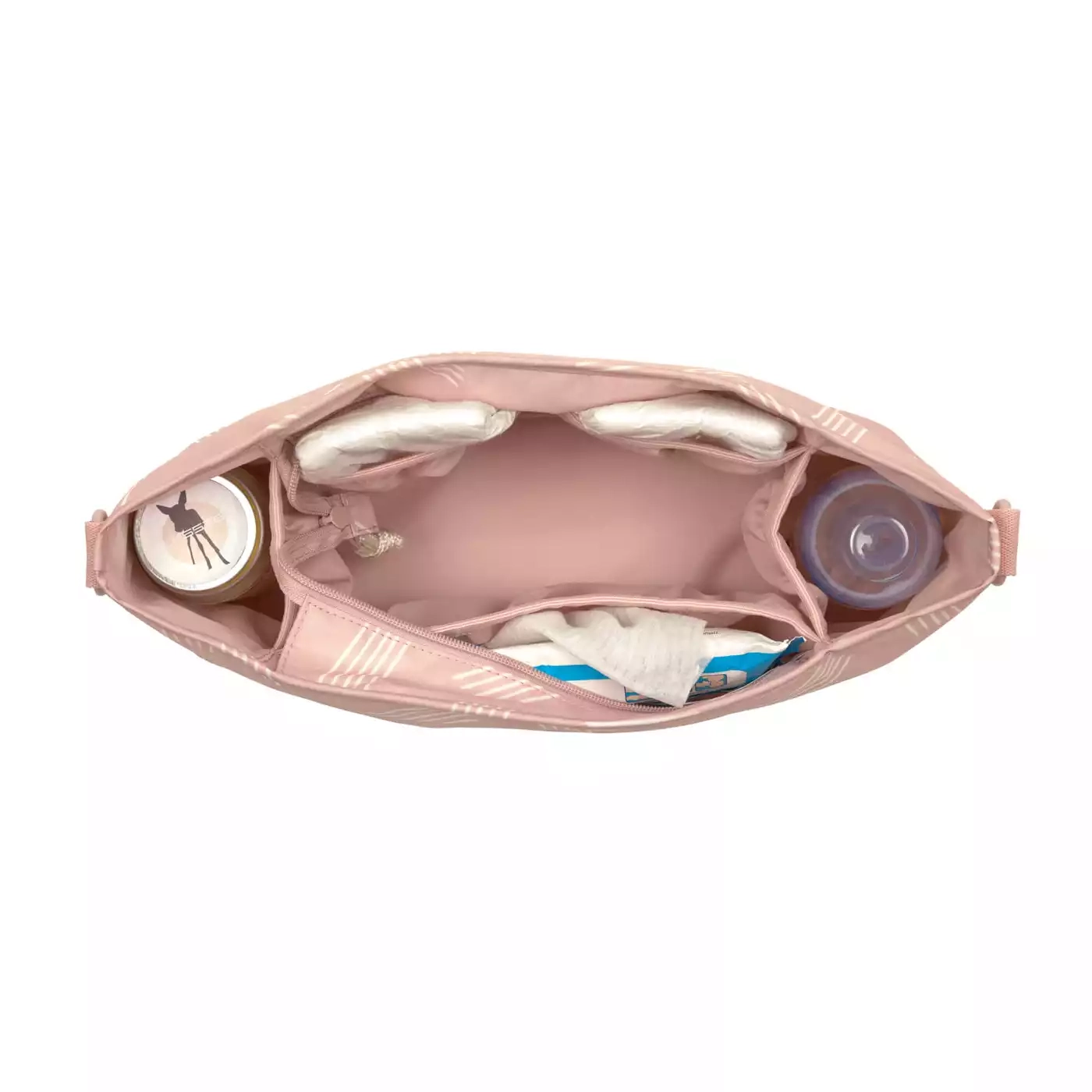 Kinderwagen Organizer Soft Stripes Rose - Jamouz