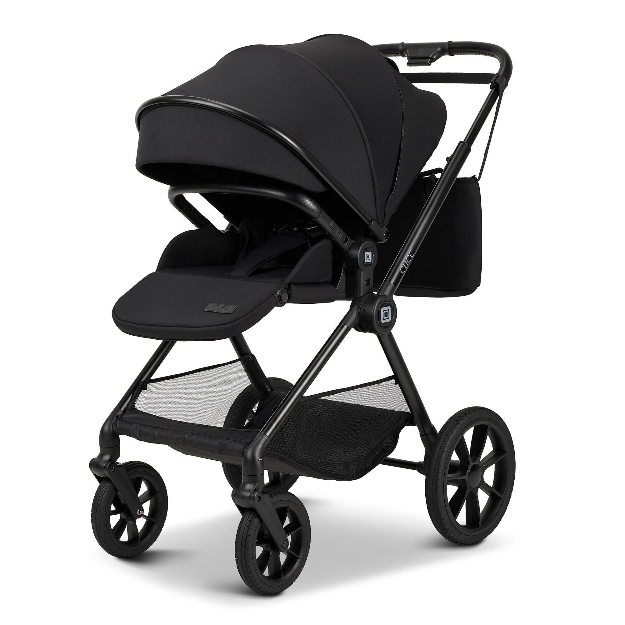 CLICC Set Black Melange mit Babyschale Cosmo - Jamouz