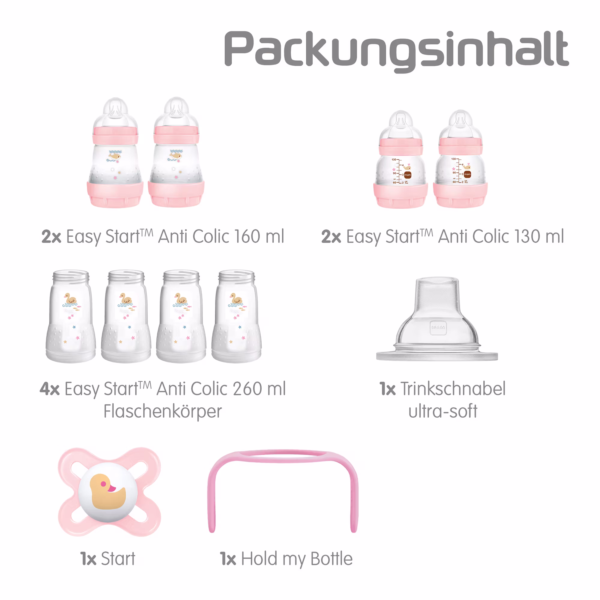 Easy Start Anti-Colic Set Rose - Jamouz