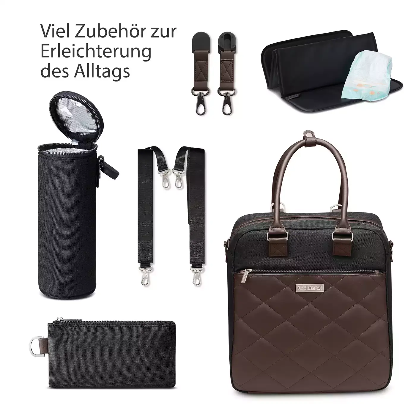 Wickeltasche Explore Diamond Asphalt - Jamouz