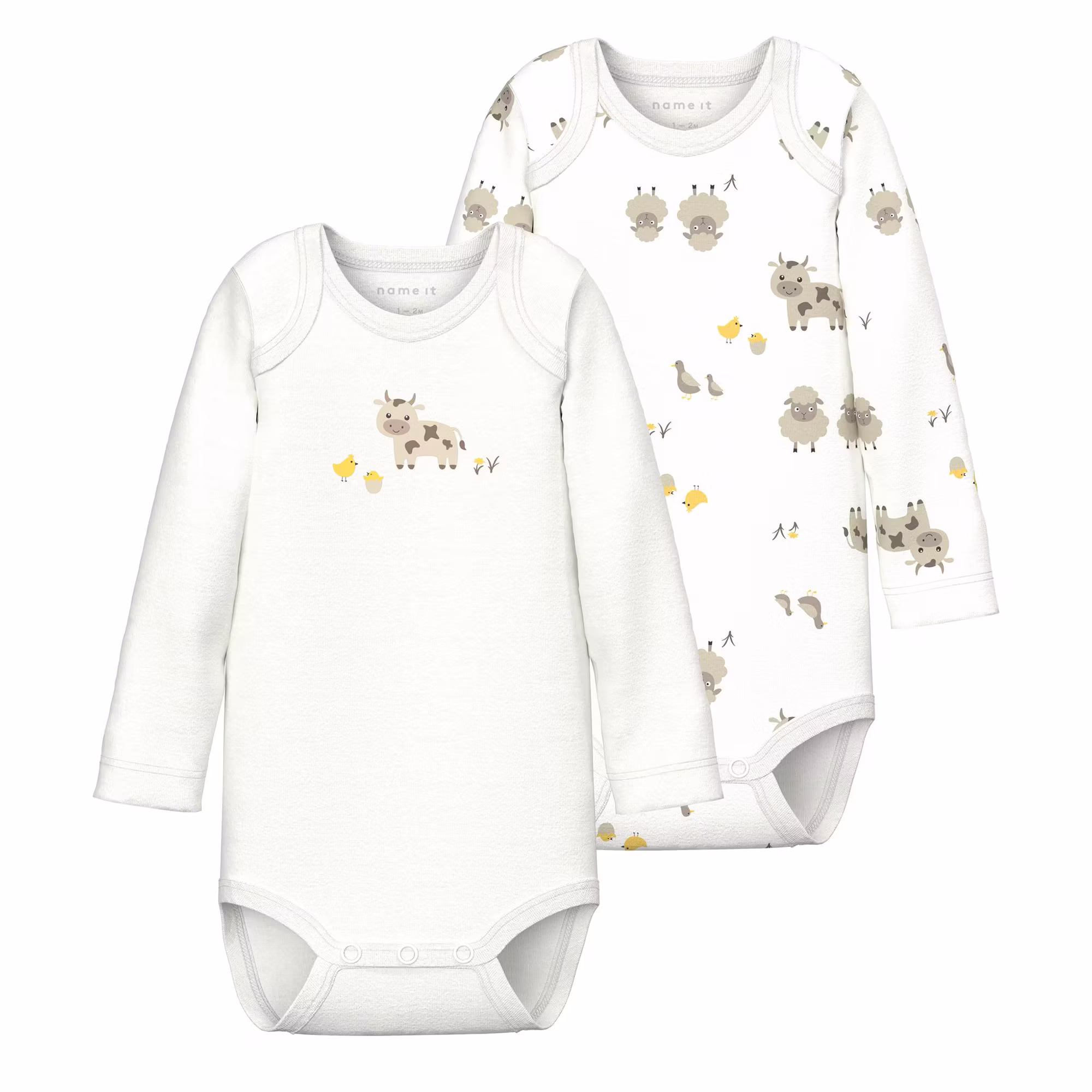 2er-Pack Bodys Bauernhof-Tiere - Jamouz