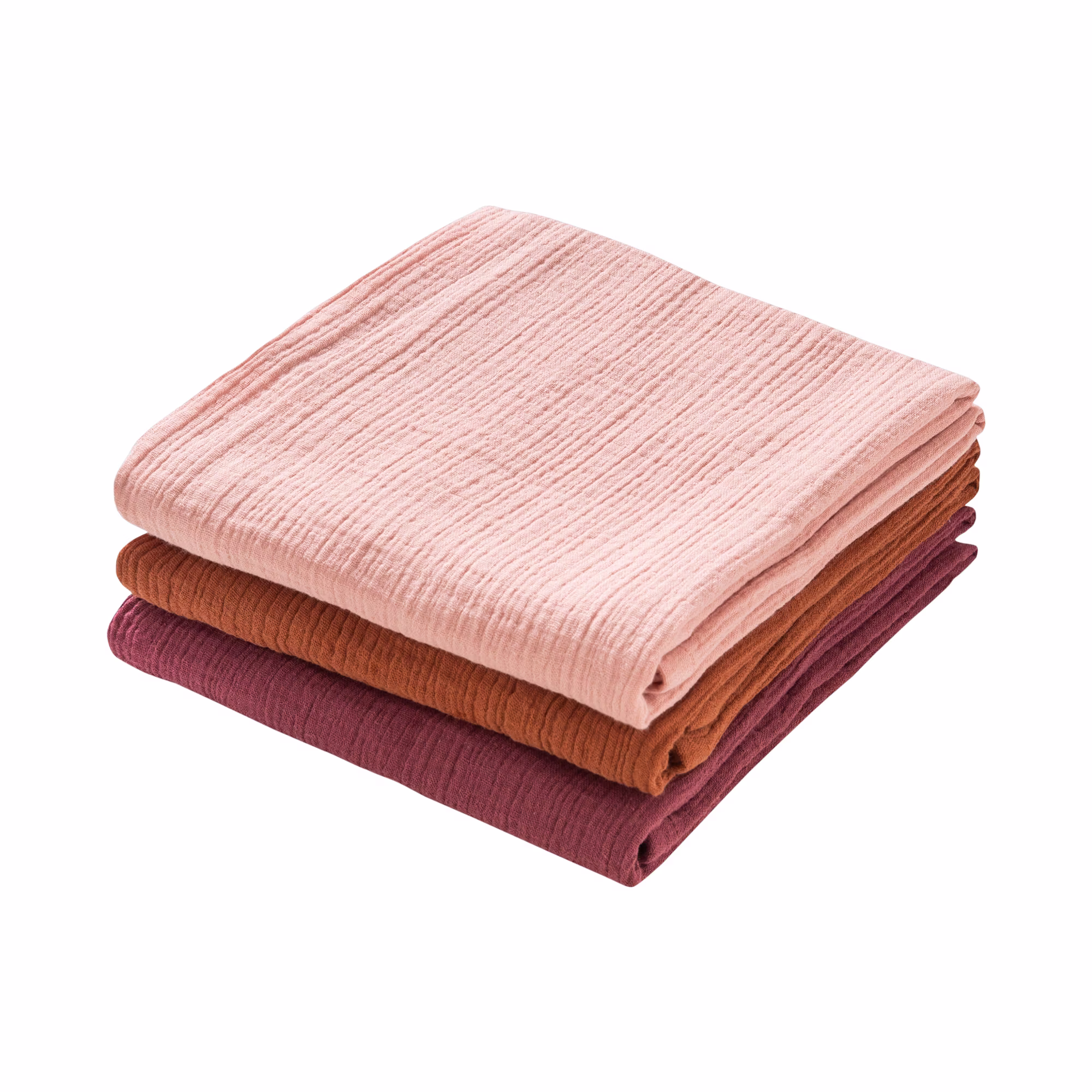 3er Pack Mulltuch Rot - Jamouz