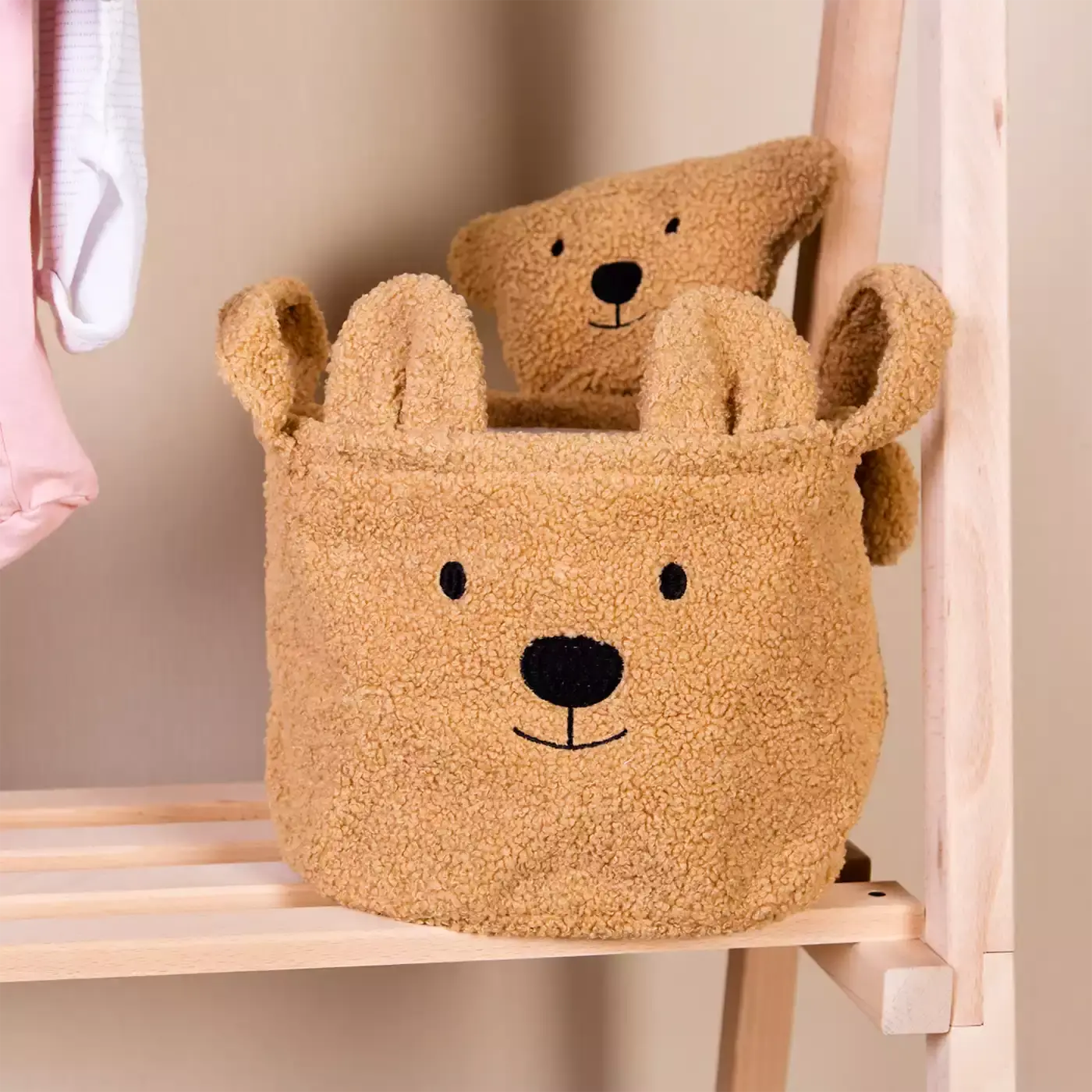 Aufbewahrungskorb Teddy 25 x 20 x 20 cm - Jamouz