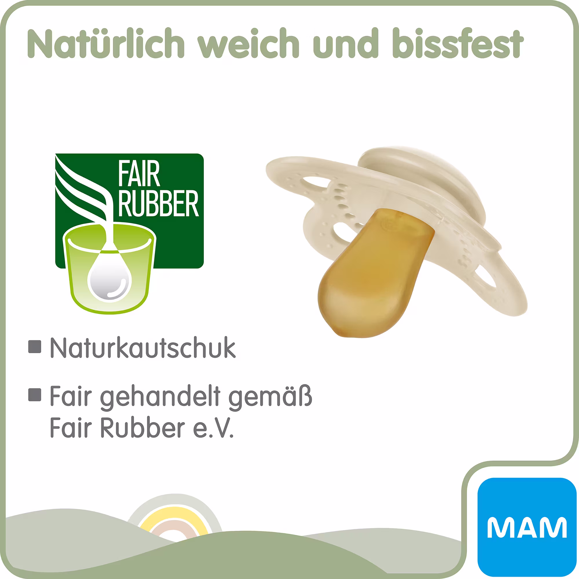 Original matt Latex 6 - 16 Monate 2 Stück Wolf/Hase - Jamouz