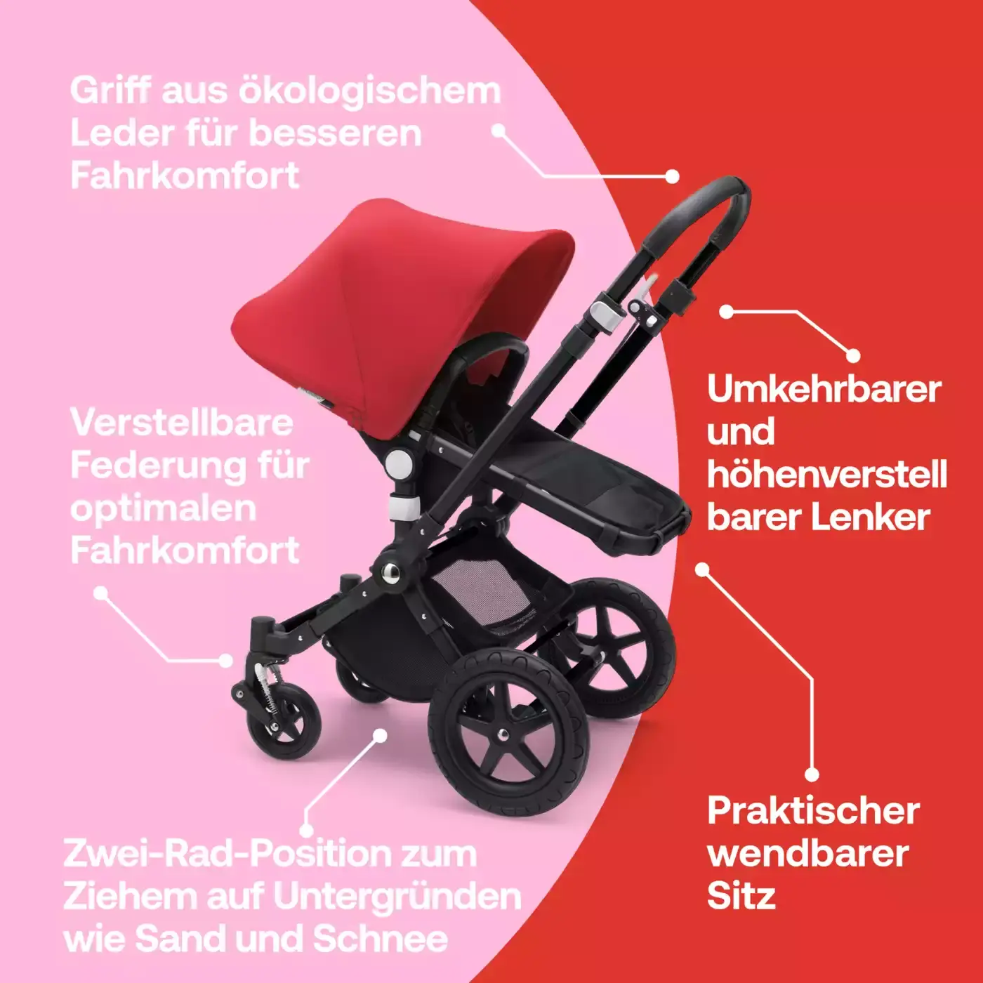 Cameleon³ Plus Black/Red - Jamouz