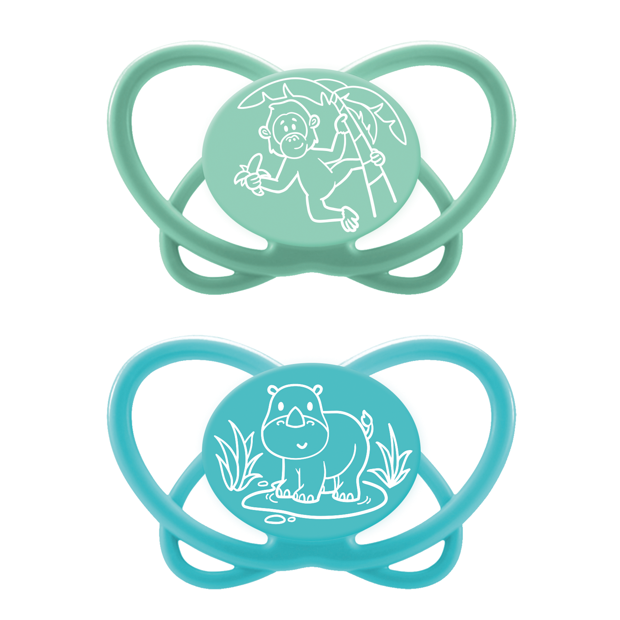 Beruhigungssauger My Butterfly Green 16 - 32 Monate - Jamouz