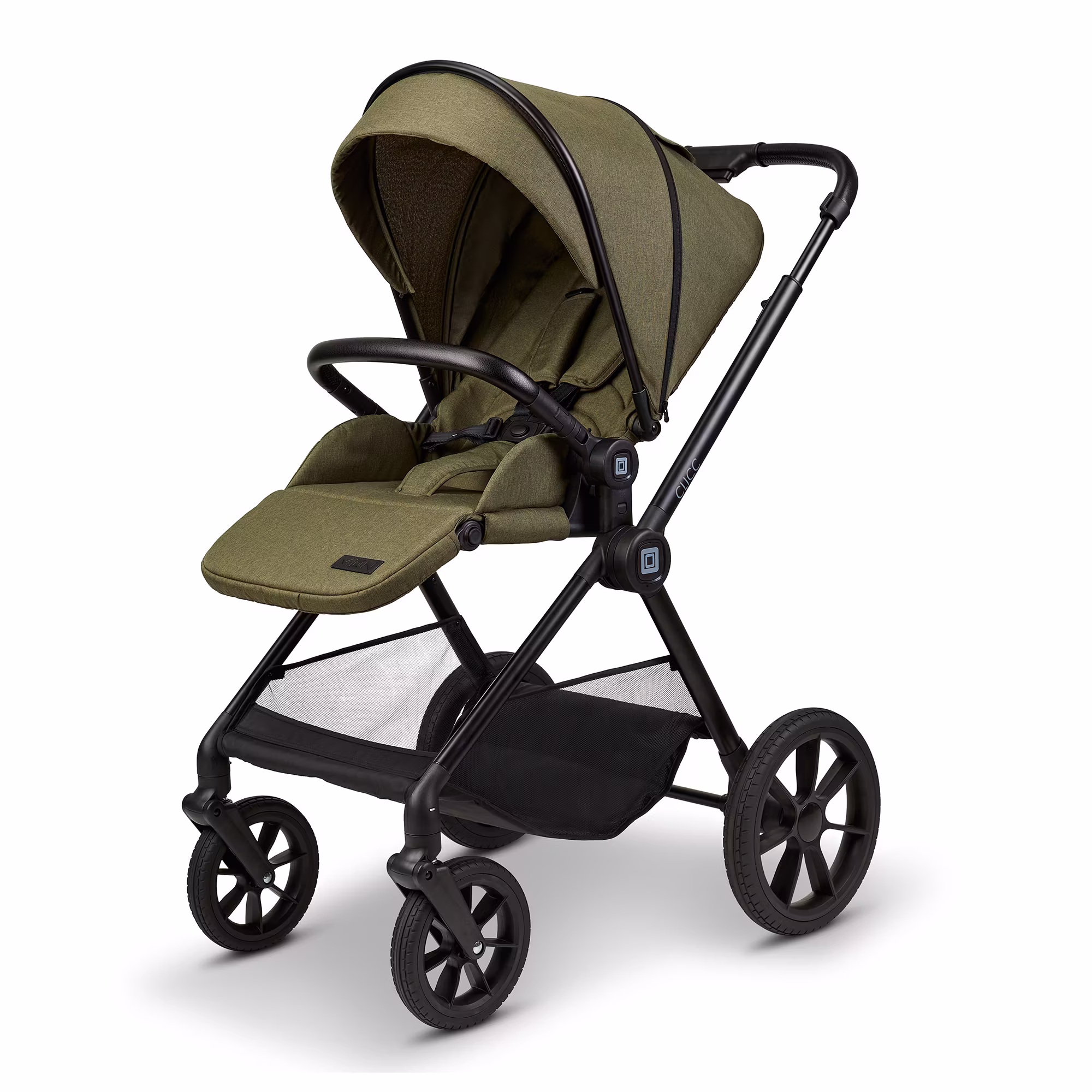 CLICC Set Black Melange mit Babyschale Cosmo - Jamouz