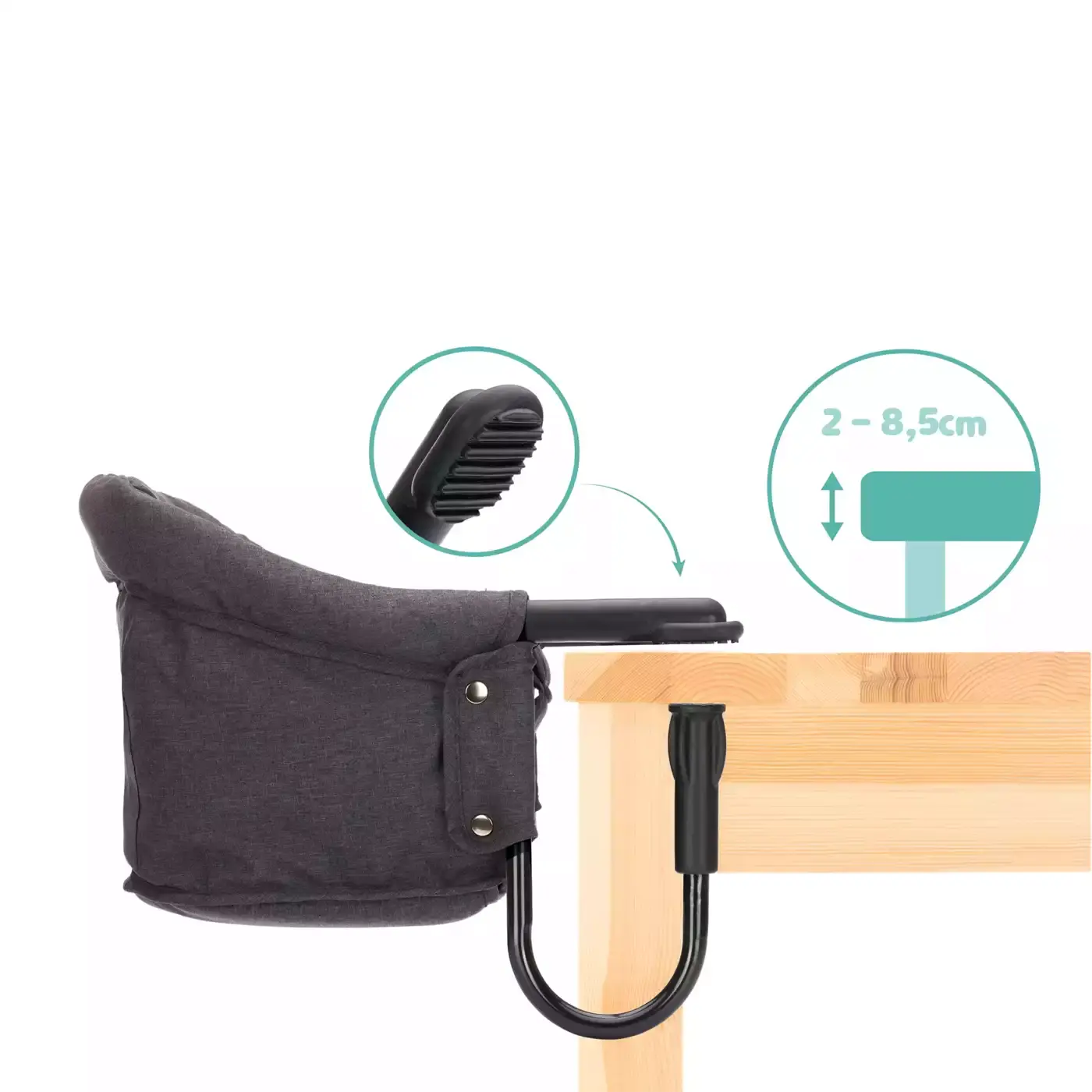 Tischsitz Flexi Melange Grey - Jamouz