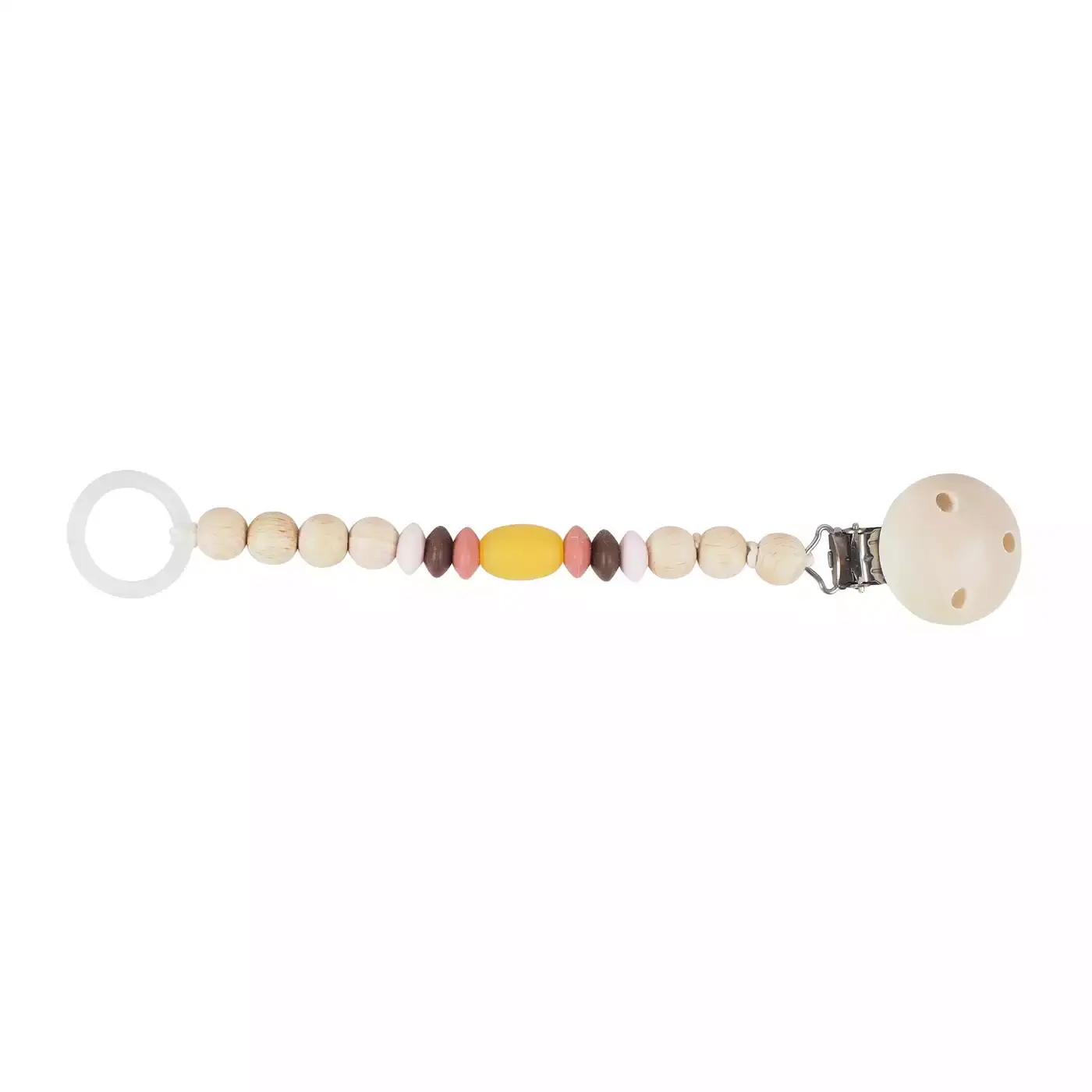 Schnullerkette Mustard/ Purple - Jamouz