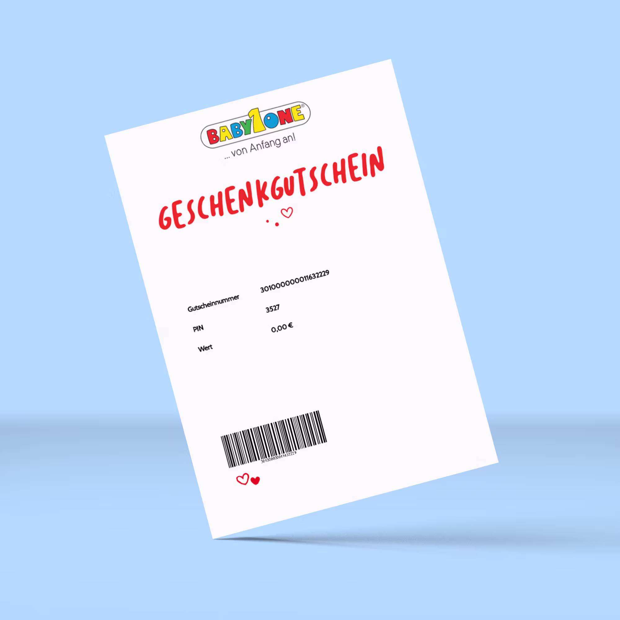 Geschenk-Gutschein zum Ausdrucken - Jamouz