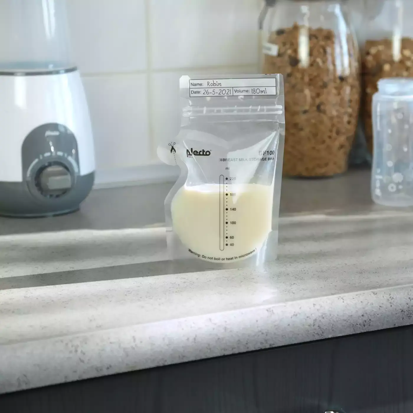 Aufbewahrungsbeutel für Muttermilch - Jamouz