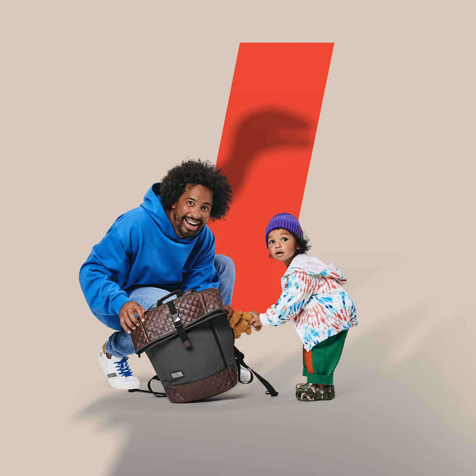 Premium Rolltop Rucksack Navy - Jamouz