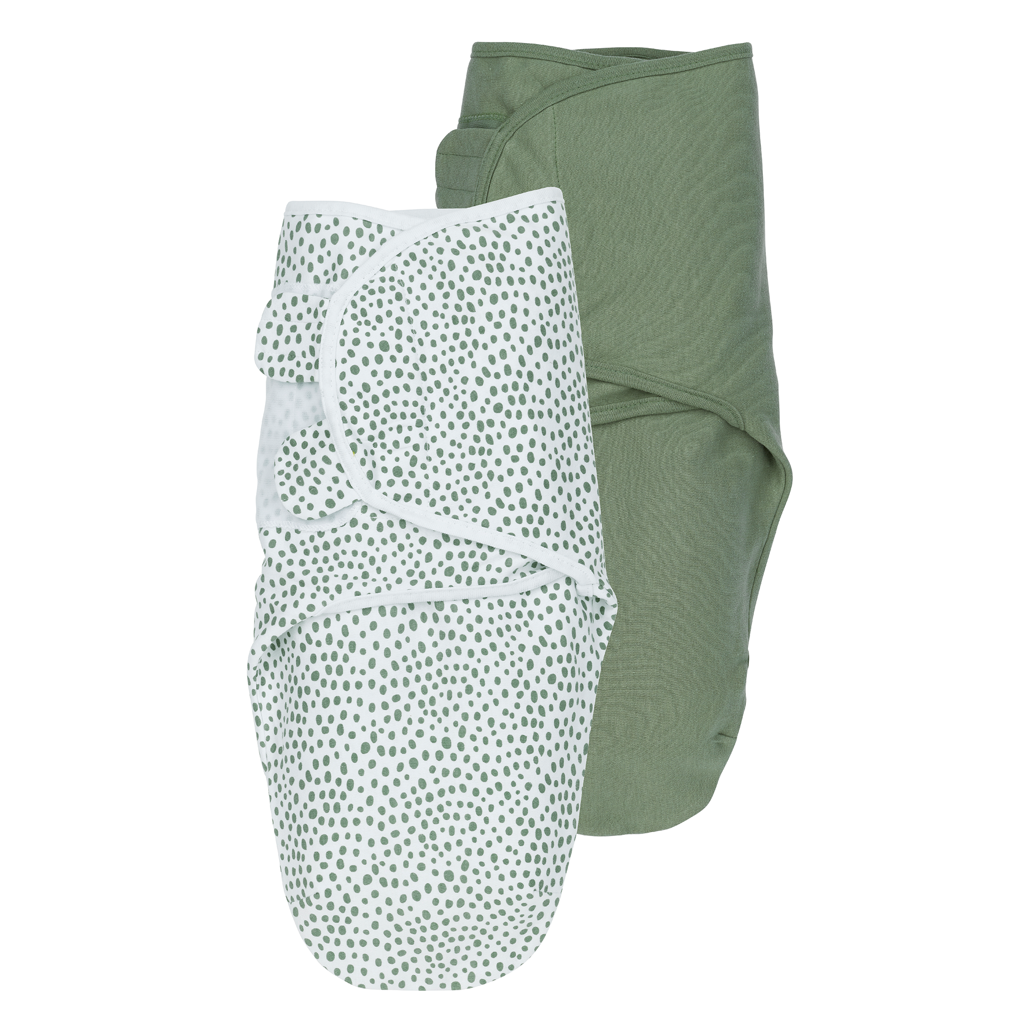 Wickeltuch 2er-Pack 0-3 Monate Cheetah/Green - Jamouz