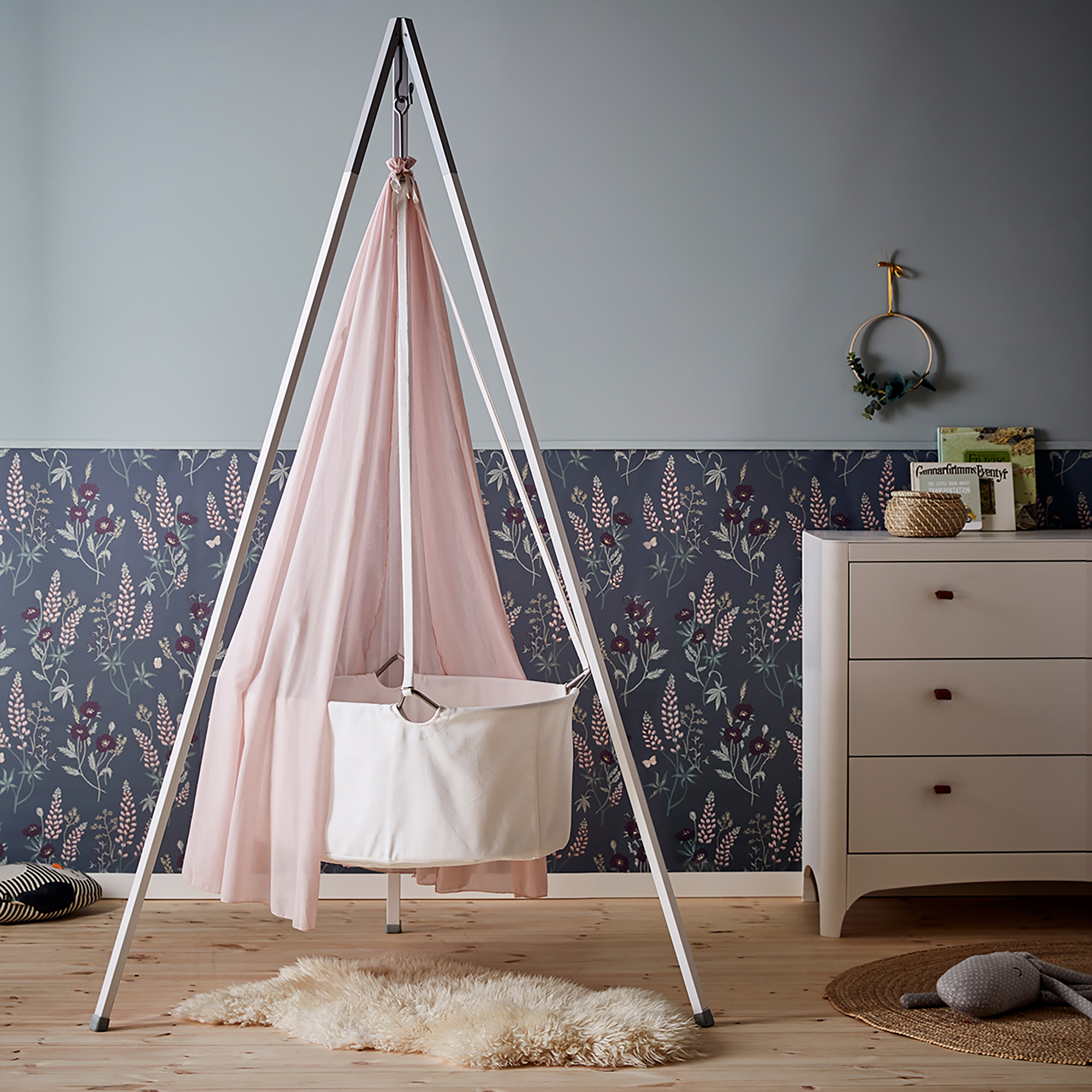 Himmel für Leander Classic™ Wiege Dusty Rose - Jamouz