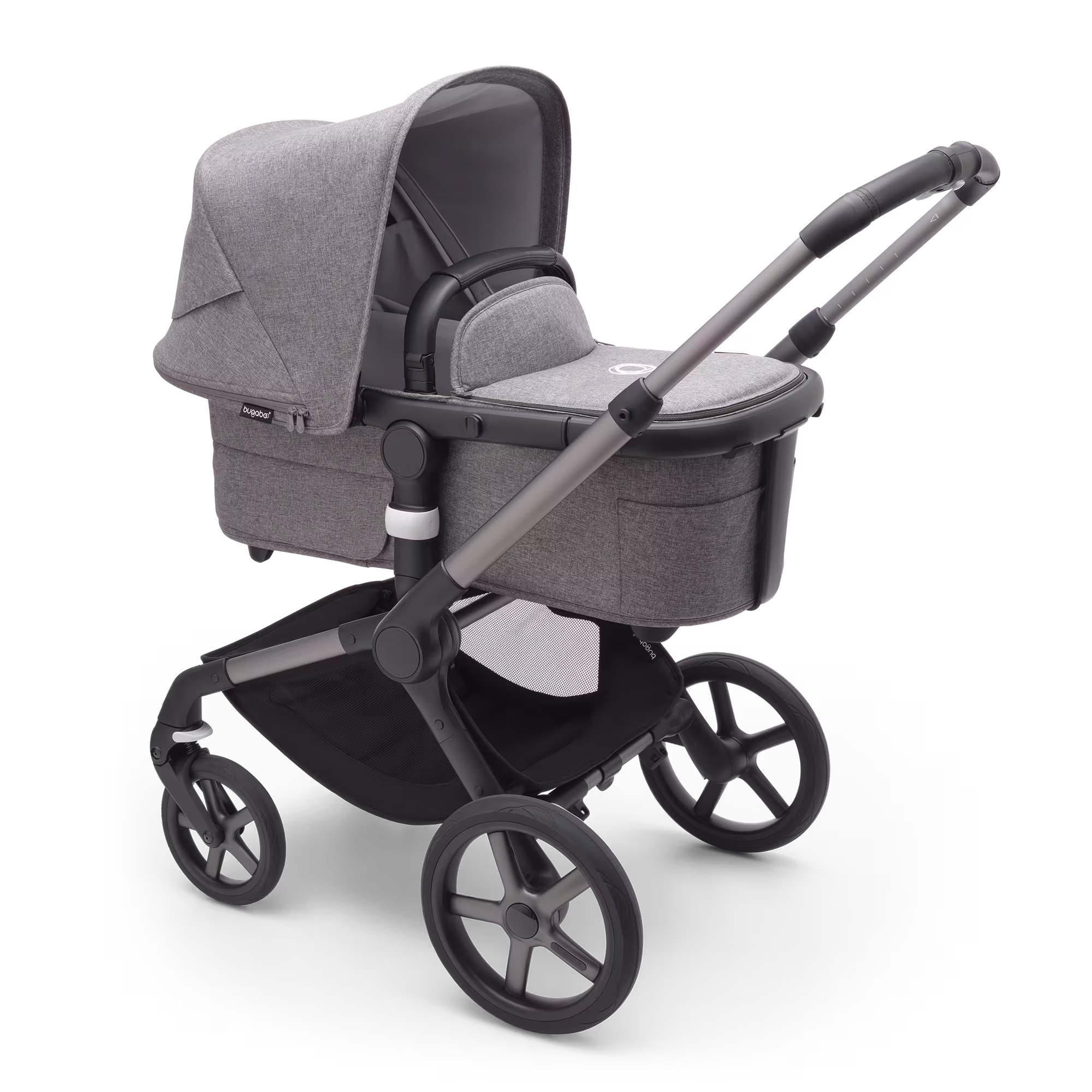 Fox 5 2-in-1 Komfort-Kinderwagen Schwarz/Forest Green - Jamouz