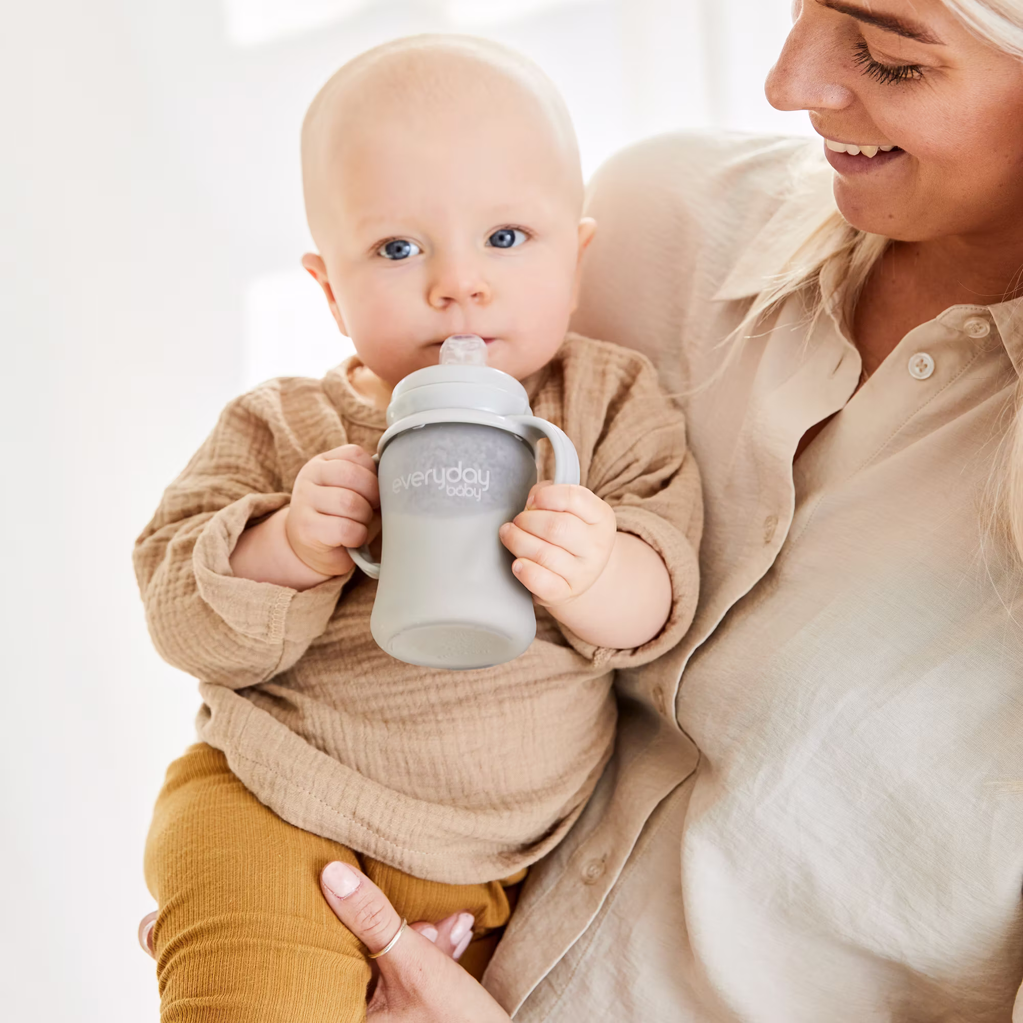 Glas-Trinkbecher Healthy+ Sippy Cup - Jamouz