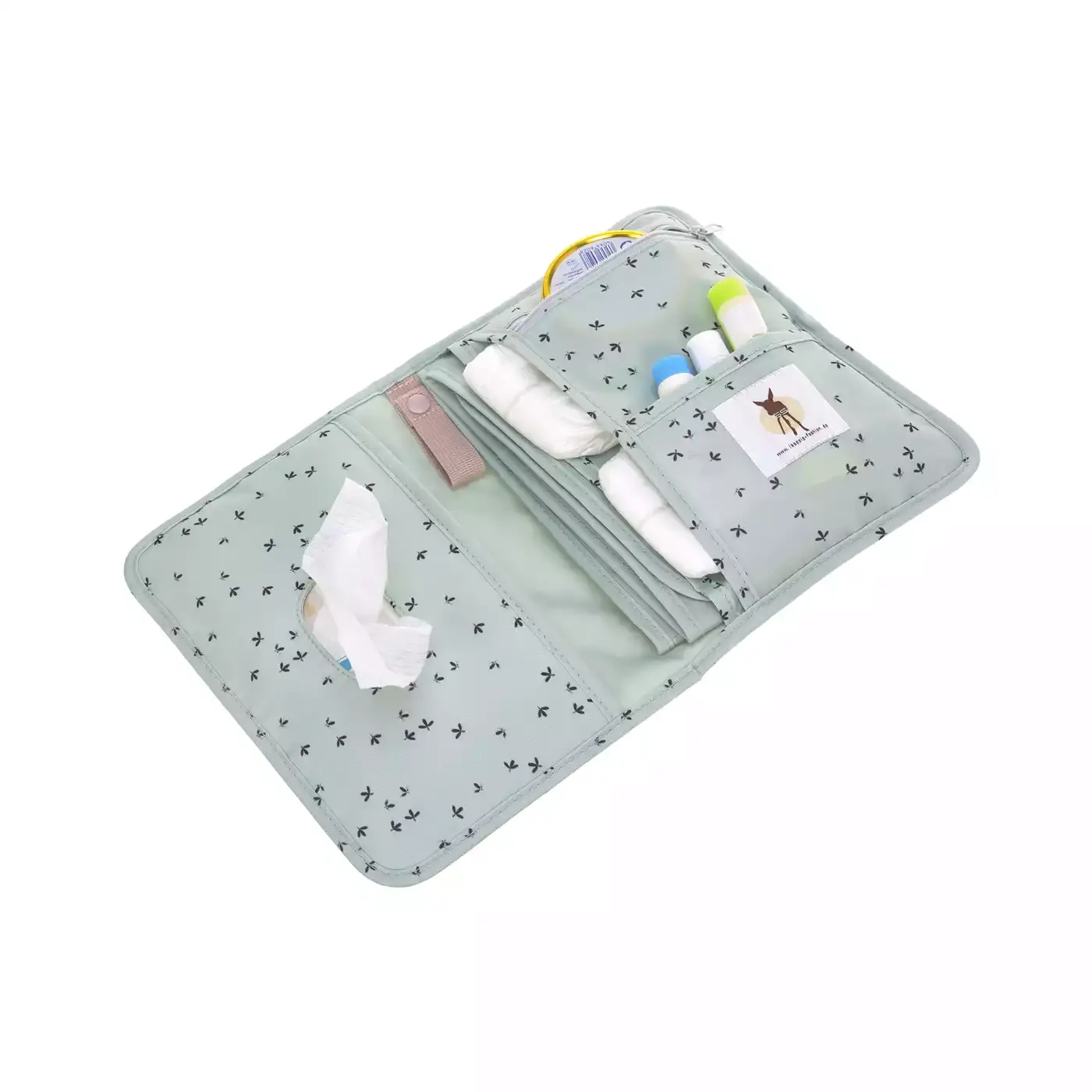 Windeltasche Soft Stripes Rose - Jamouz