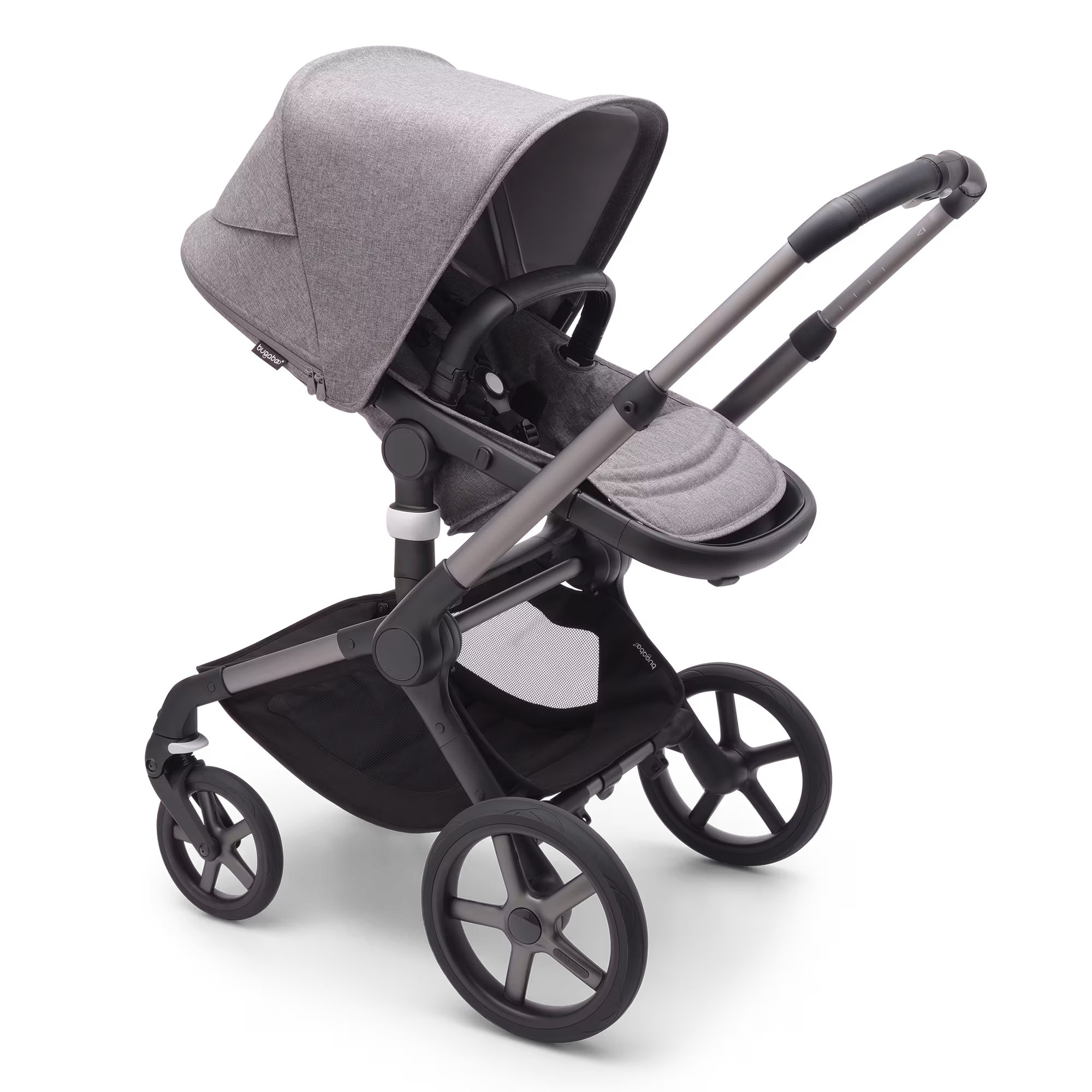 Fox 5 2-in-1 Komfort-Kinderwagen Schwarz/Forest Green - Jamouz