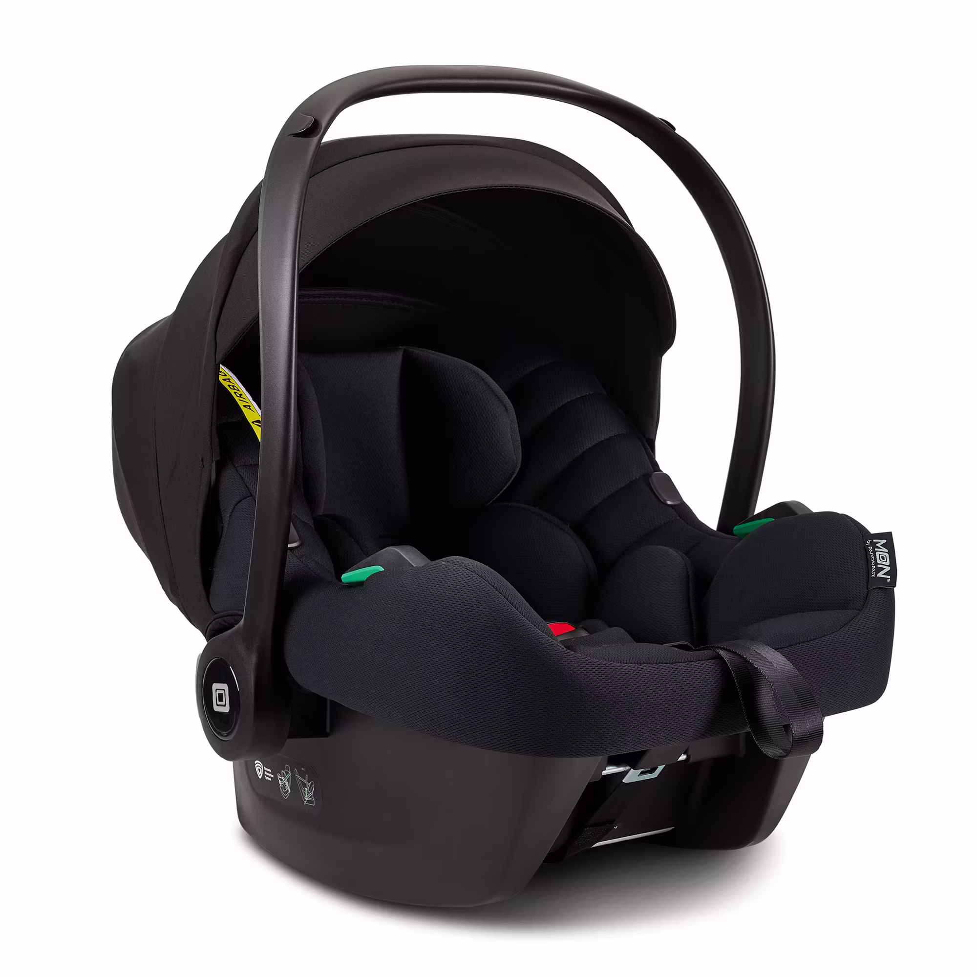 CLICC Set Black Melange mit Babyschale Cosmo - Jamouz