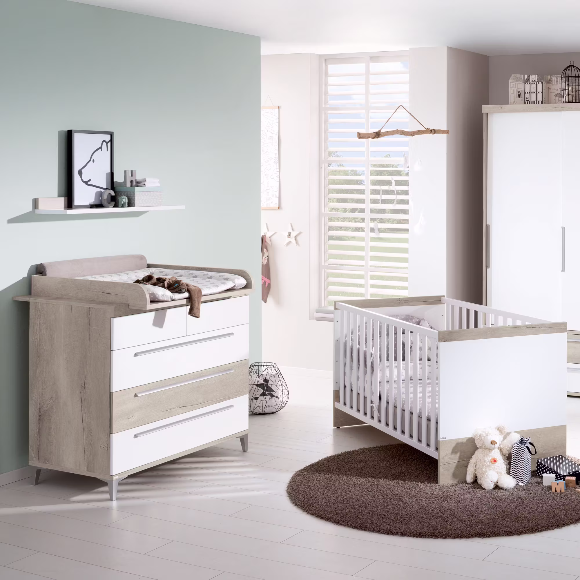 3-teiliges Spar-Set Babyzimmer Mathea - Jamouz