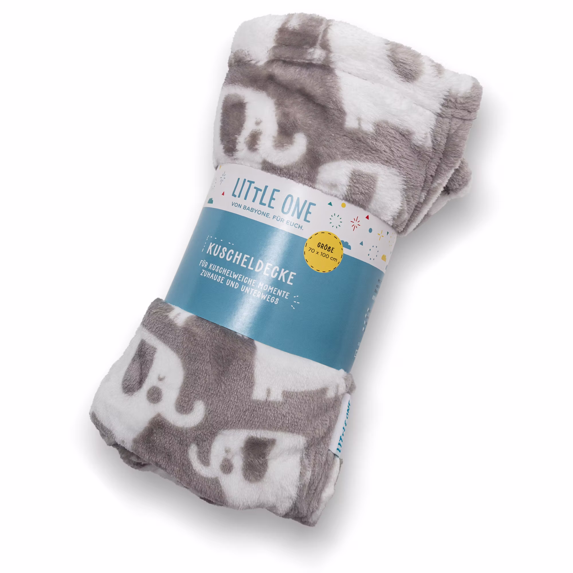 Flanell Fleecedecke Elefant - Jamouz