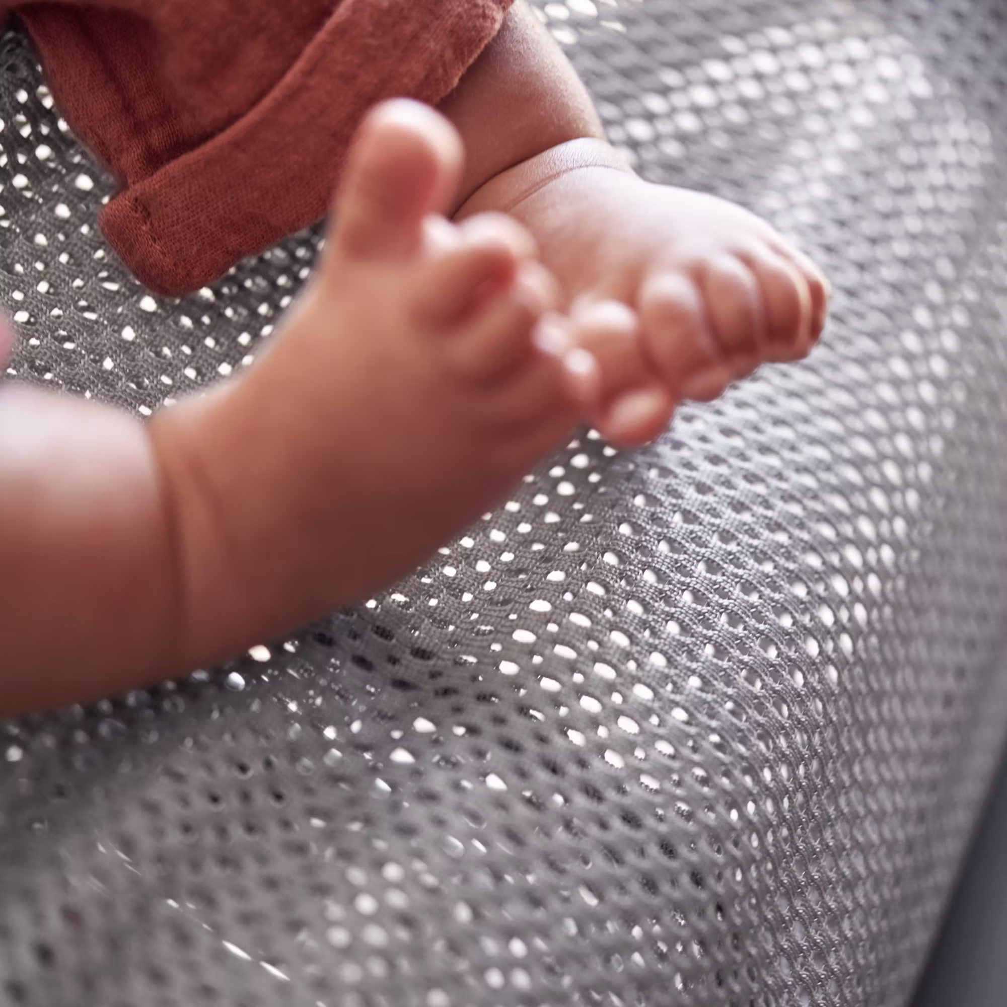 Babywippe Bliss Mesh Grey - Jamouz