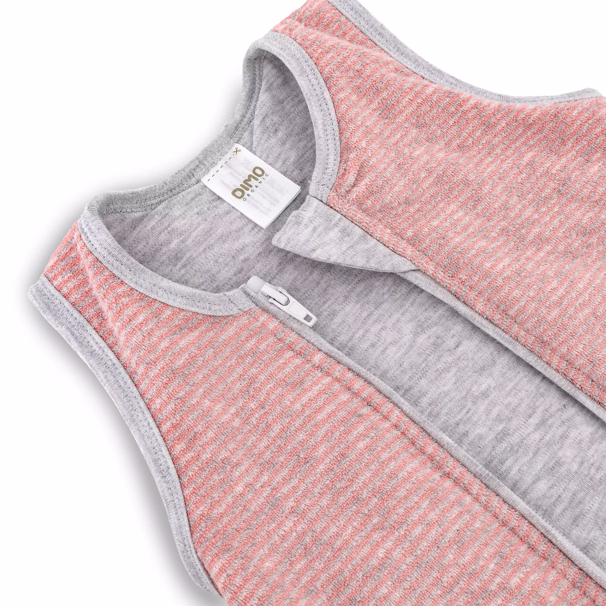 Schlafsack Organic Stripes Rose/Grey - Jamouz