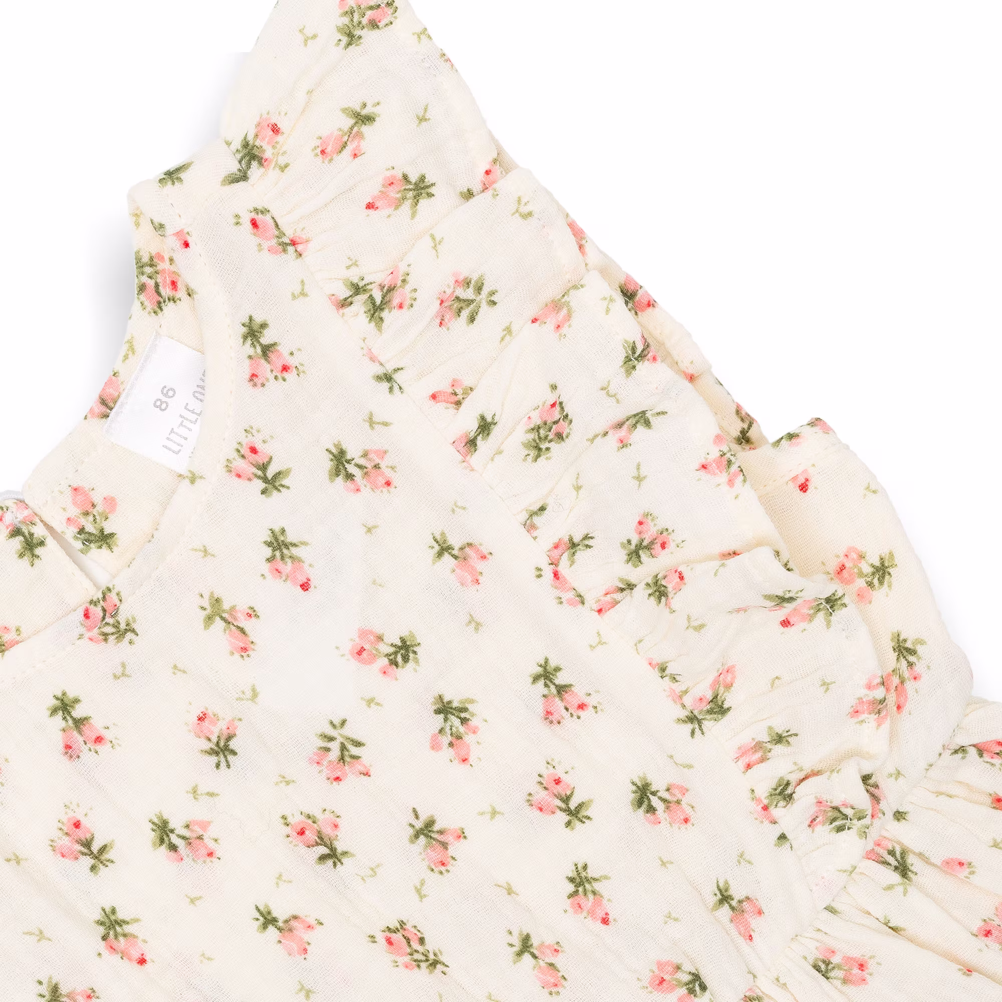 Muslin-Kleid Blumen - Jamouz