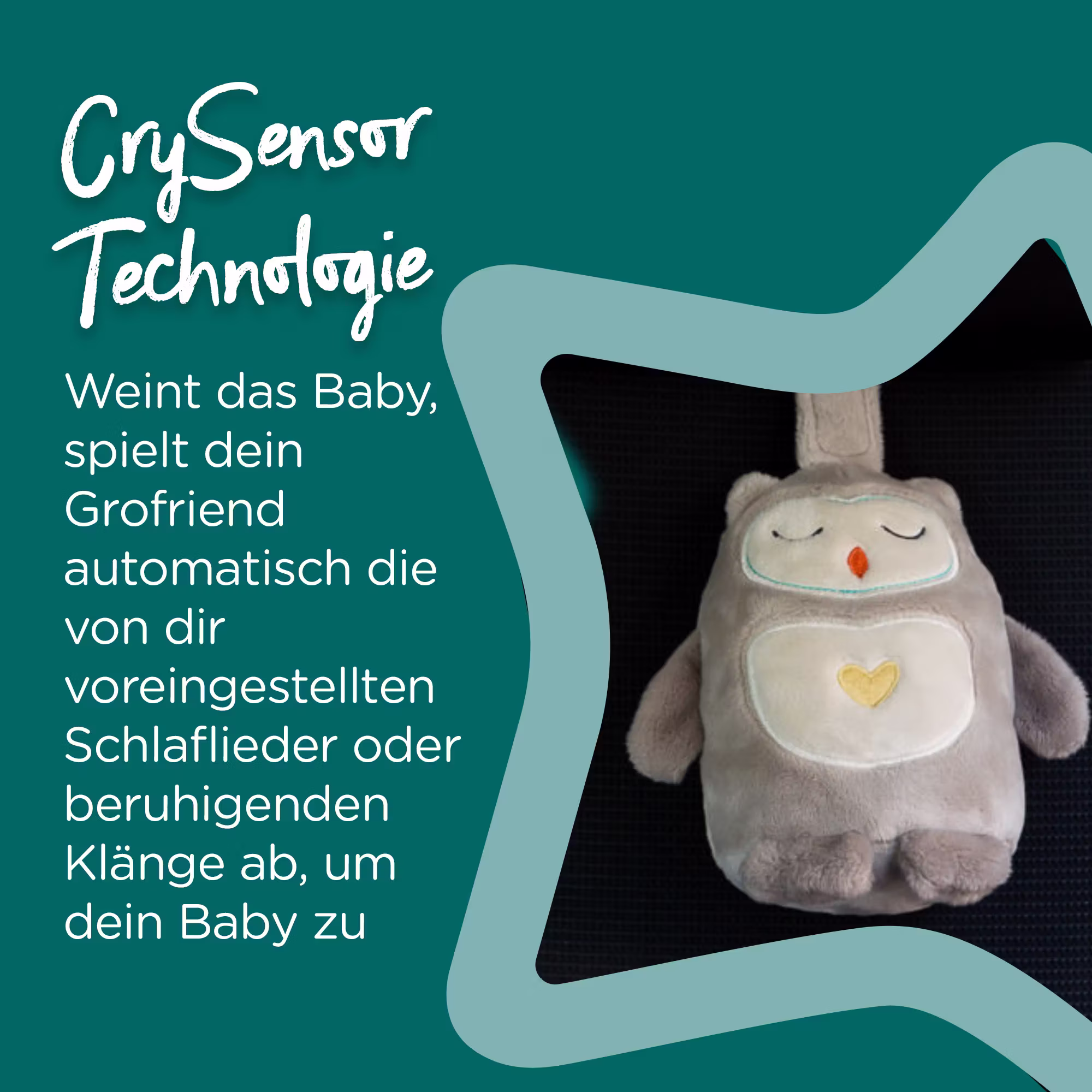 GroFriend-Einschlafhilfe Mini Ollie die Eule - Jamouz