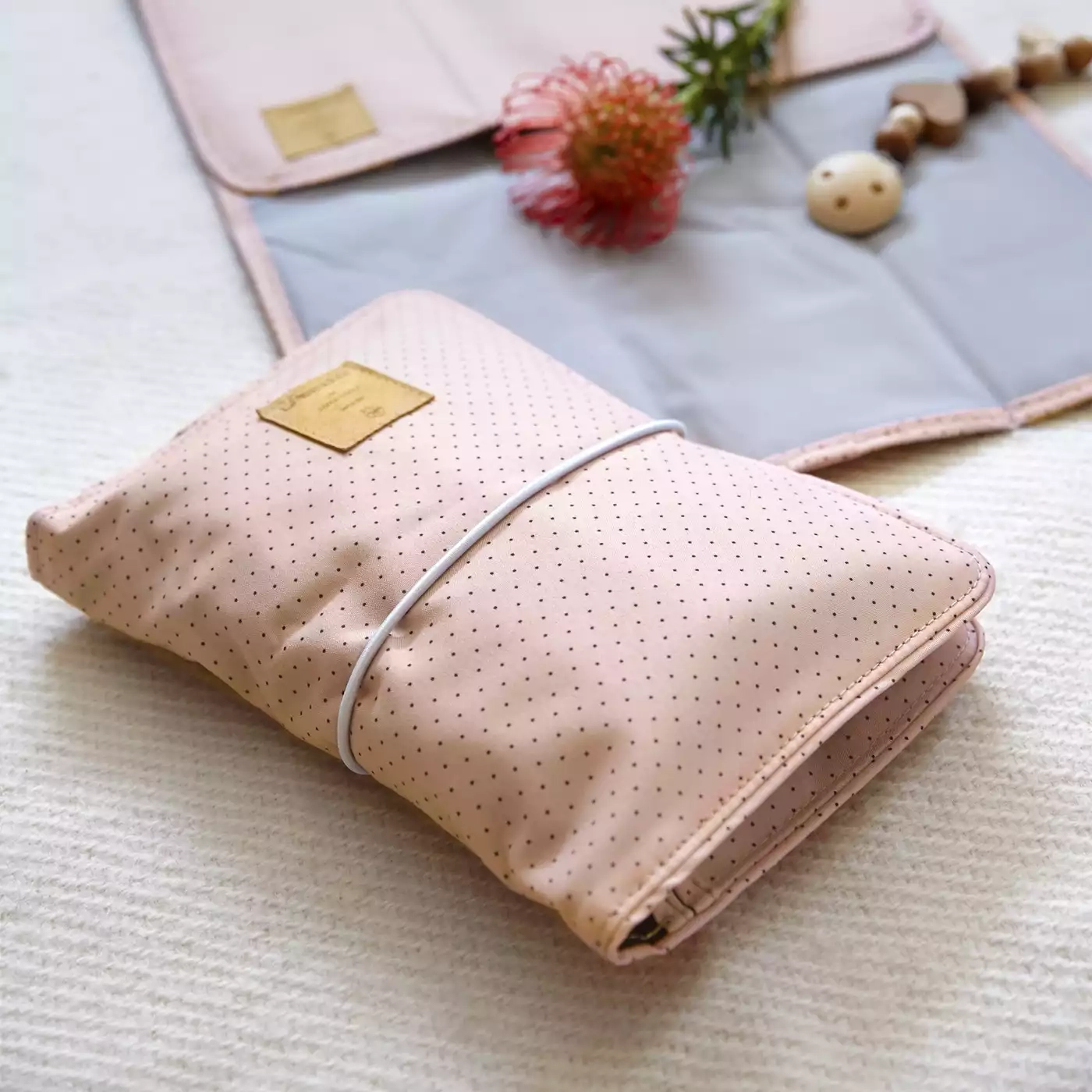 Windeltasche Soft Stripes Rose - Jamouz