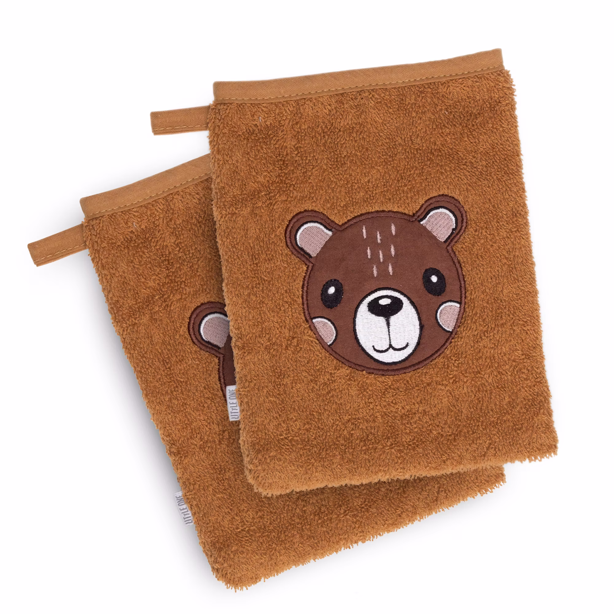 2er-Pack Waschhandschuhe Bär - Jamouz