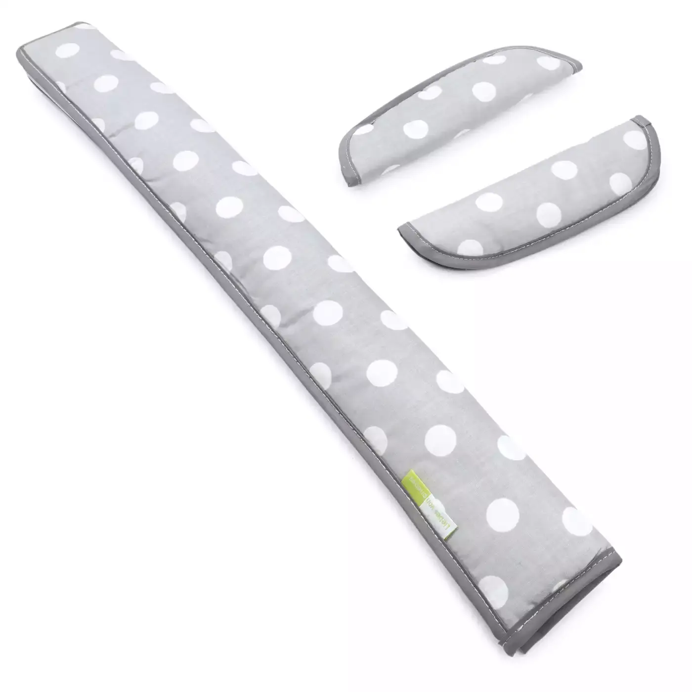 Gurtpolster Käthe polka grau - Jamouz