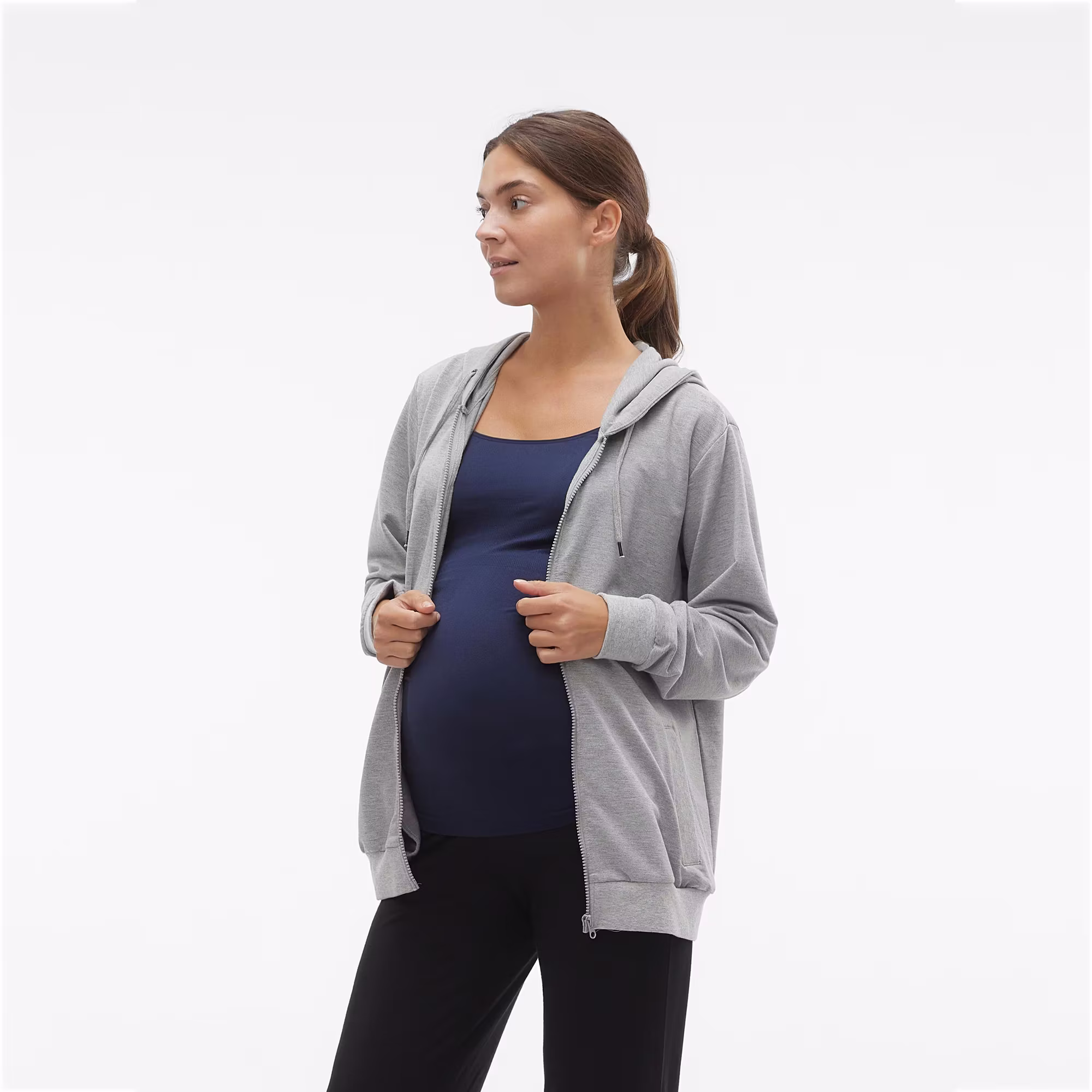 Sweatshirt Light Grey Melange - Jamouz