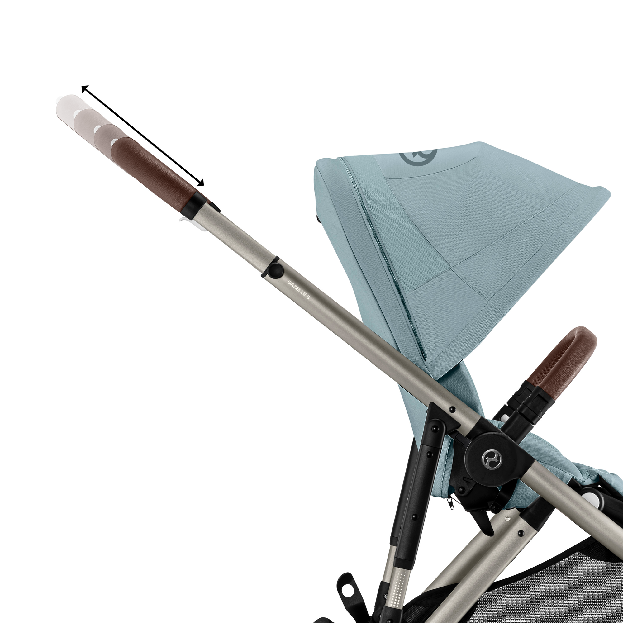 Gazelle S Lava Grey (Silver Frame) - Jamouz