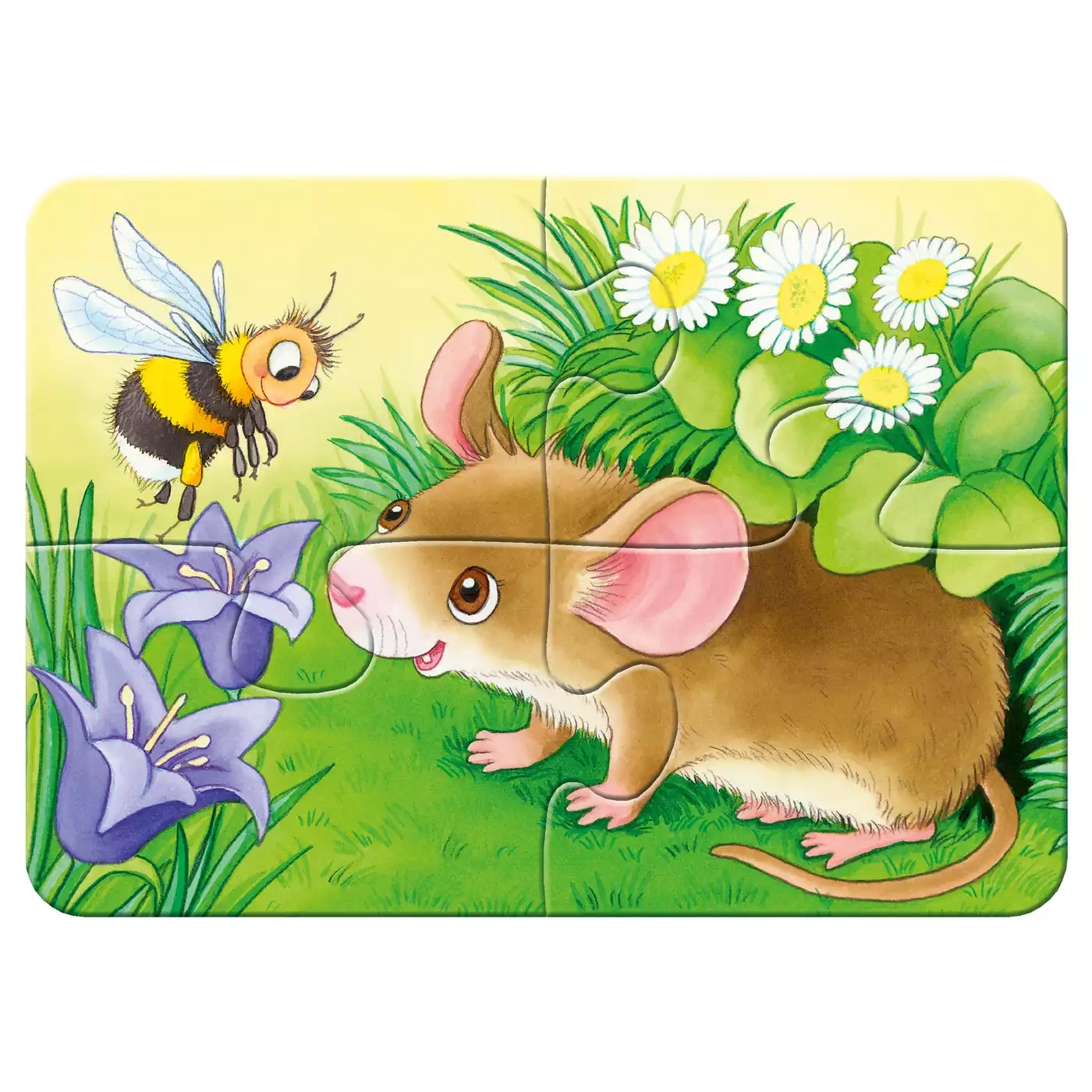 Kinderpuzzle Süße Gartenbewohner - Jamouz