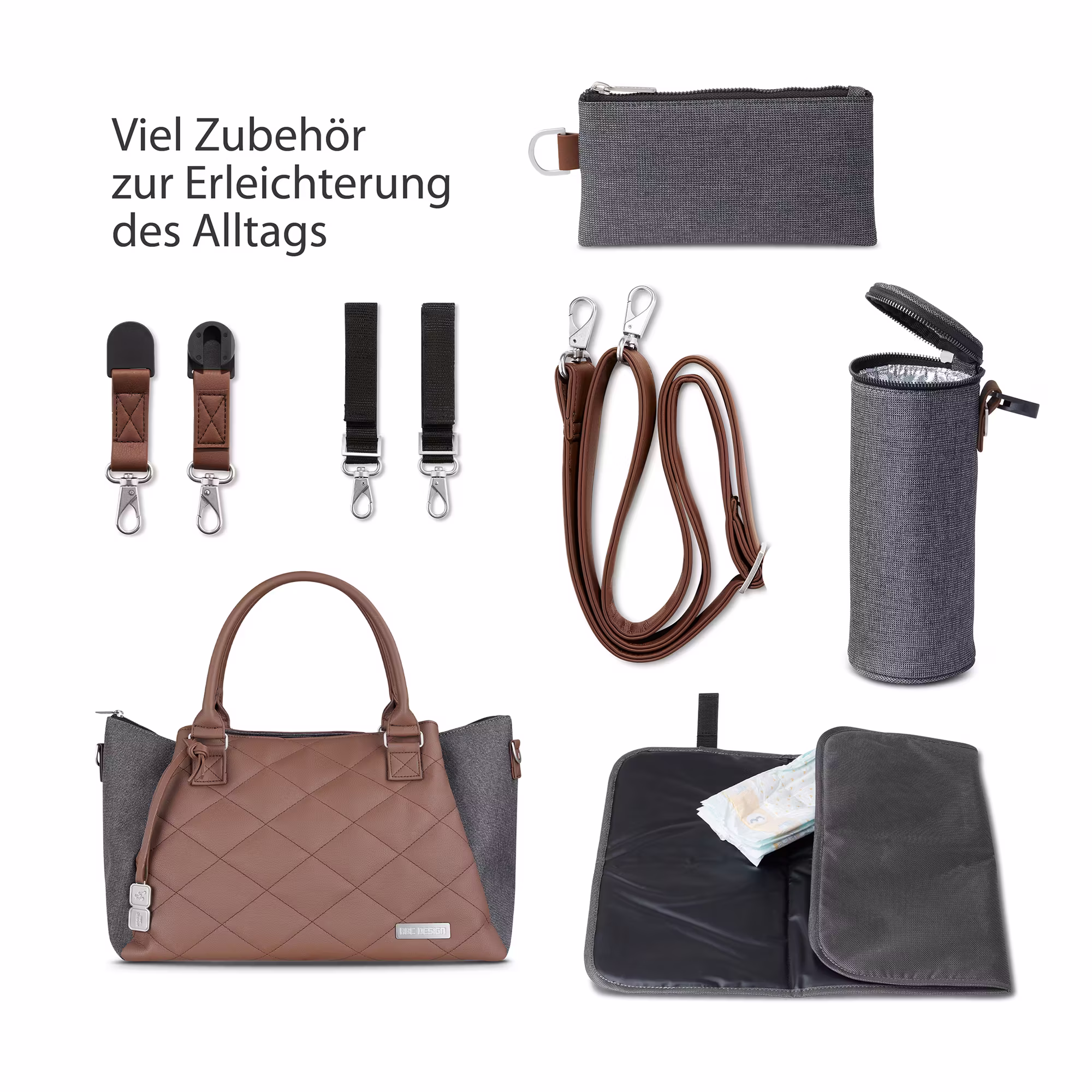 Wickeltasche Royal Asphalt - Jamouz