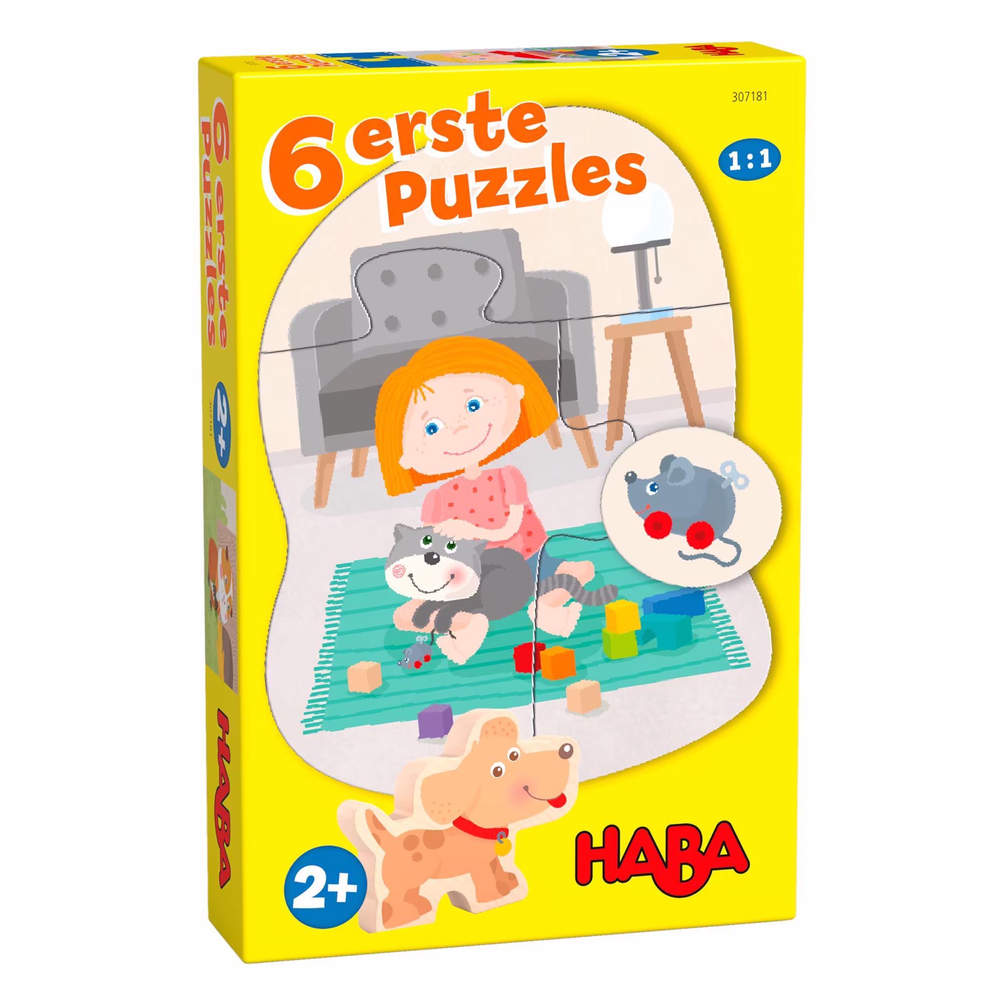 6 erste Puzzles Haustiere - Jamouz