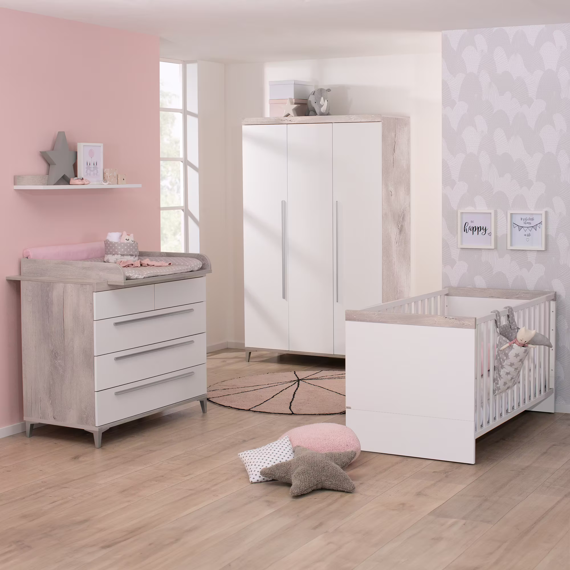 4-teiliges Spar-Set Babyzimmer Mathea - Jamouz