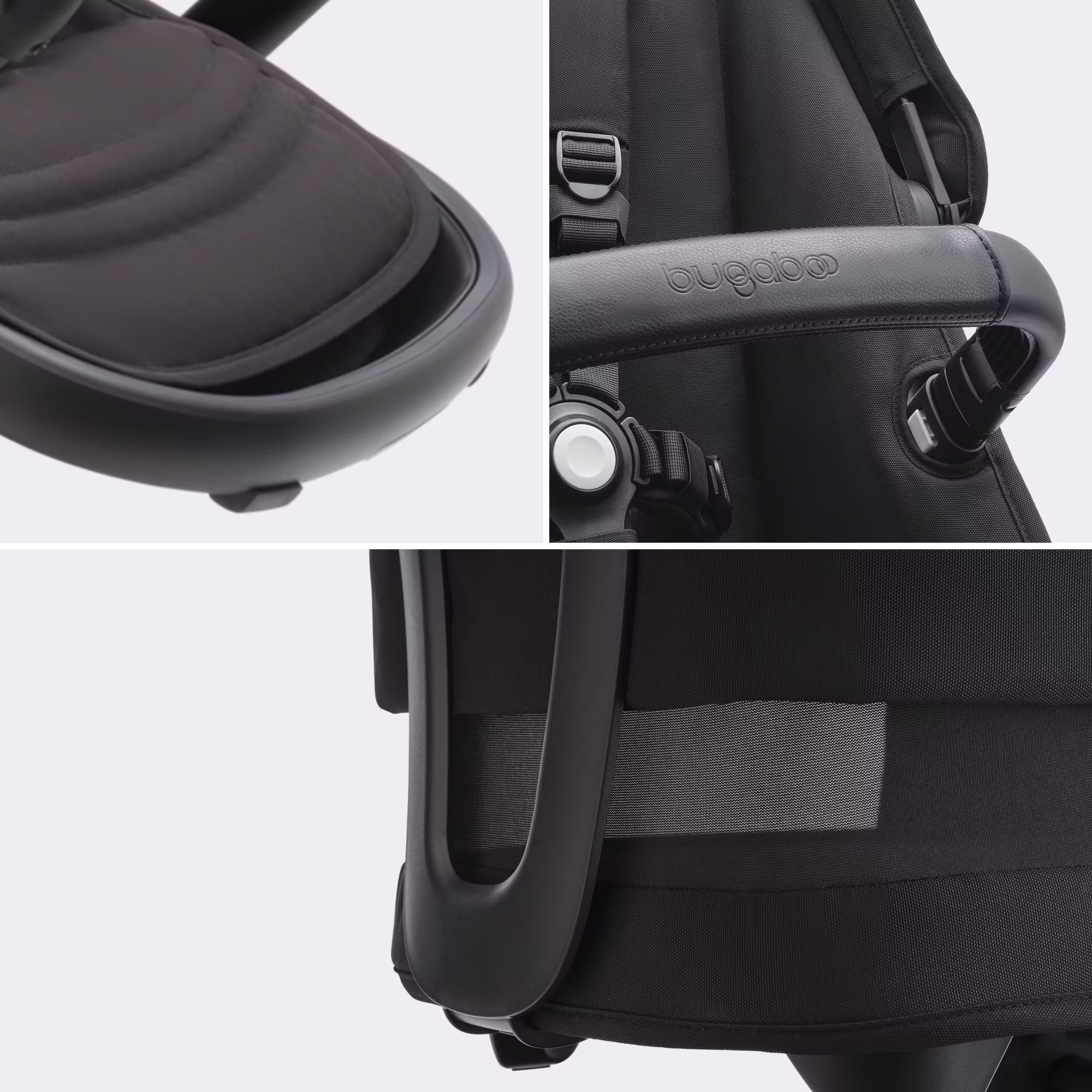 Fox 5 2-in-1 Komfort-Kinderwagen Schwarz/Forest Green - Jamouz