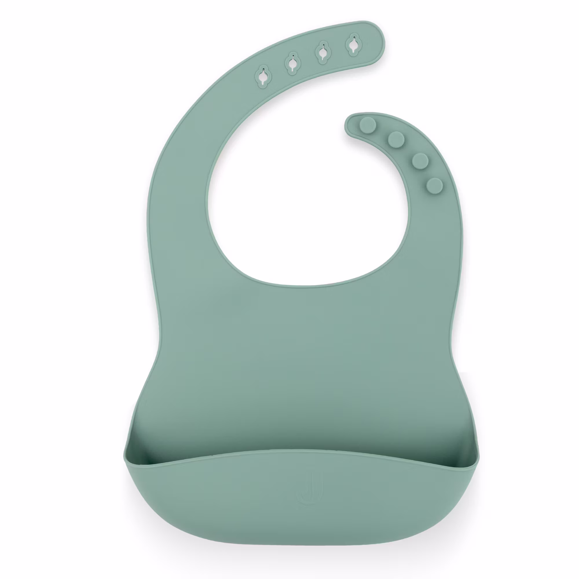 Silikon Lätzchen Ash Green - Jamouz