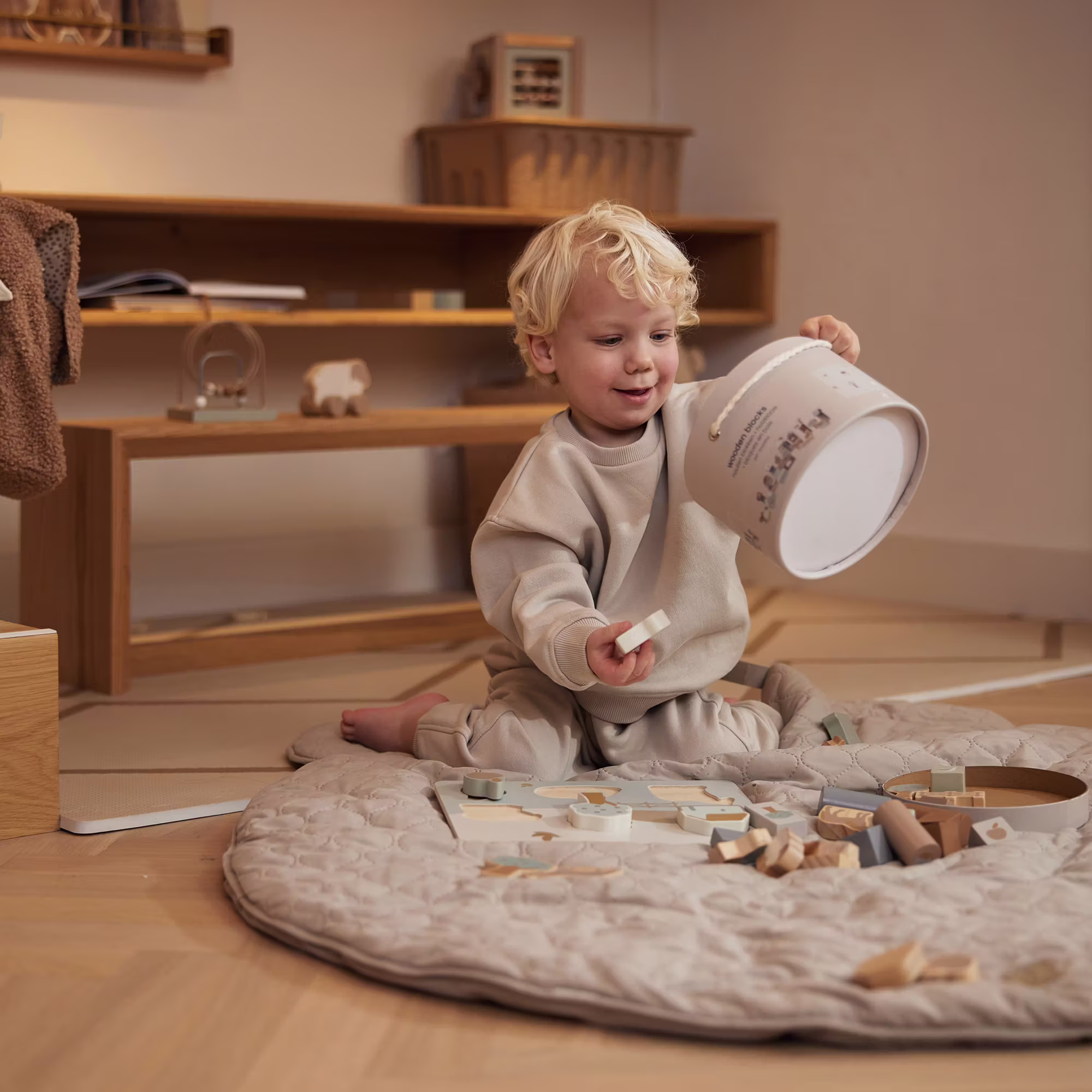 Holzbausteine Farm - Jamouz